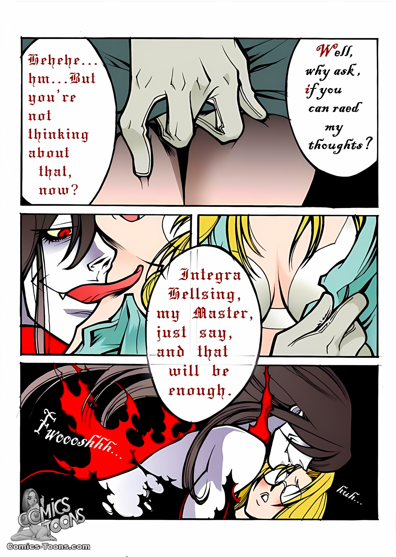 Crimson [Kisama], Crimson - Alucard X Integra, page 5 of 19