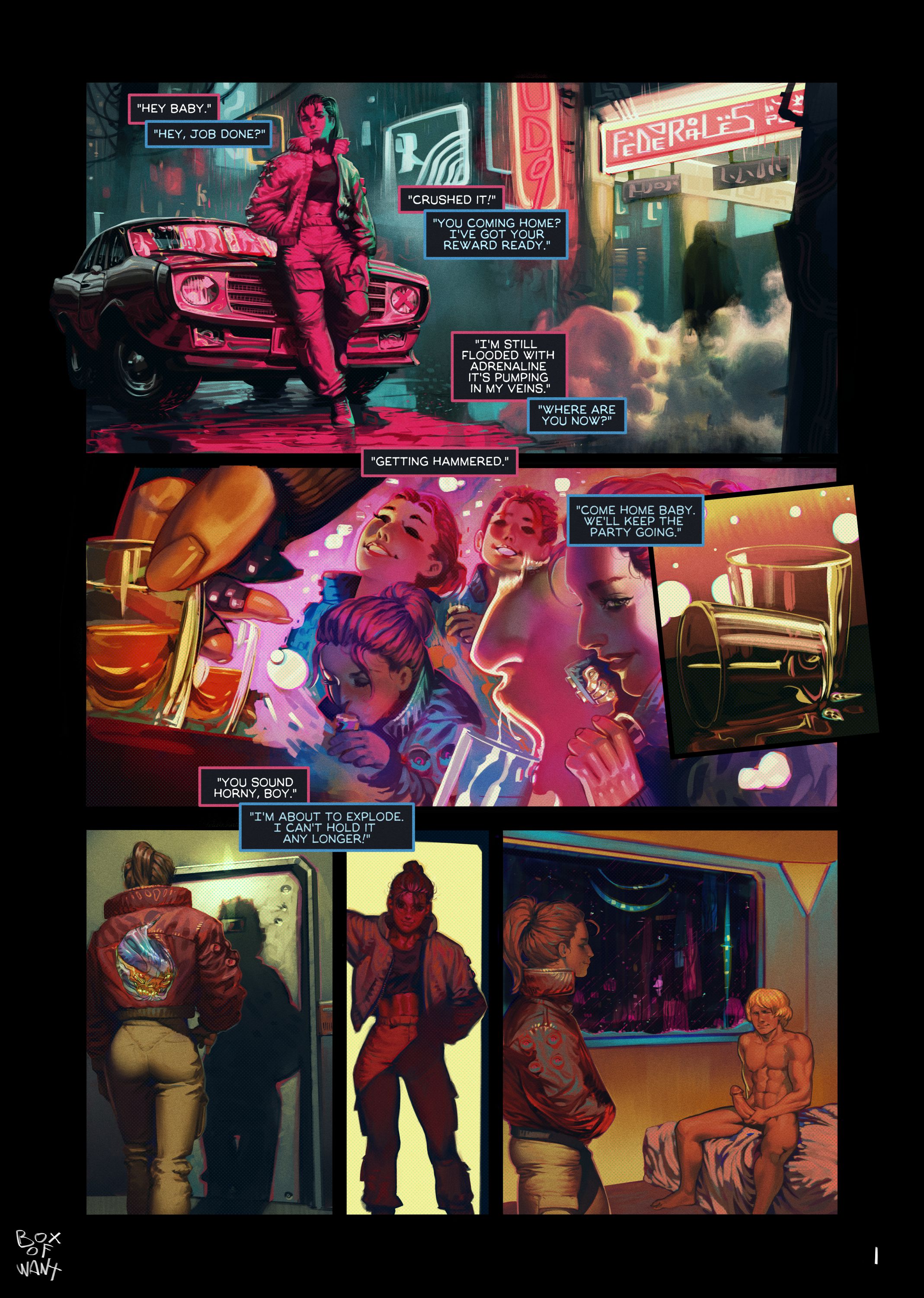 Cyberpunk Haze [BoxOfWant], Cyberpunk Haze, page 1 of 3