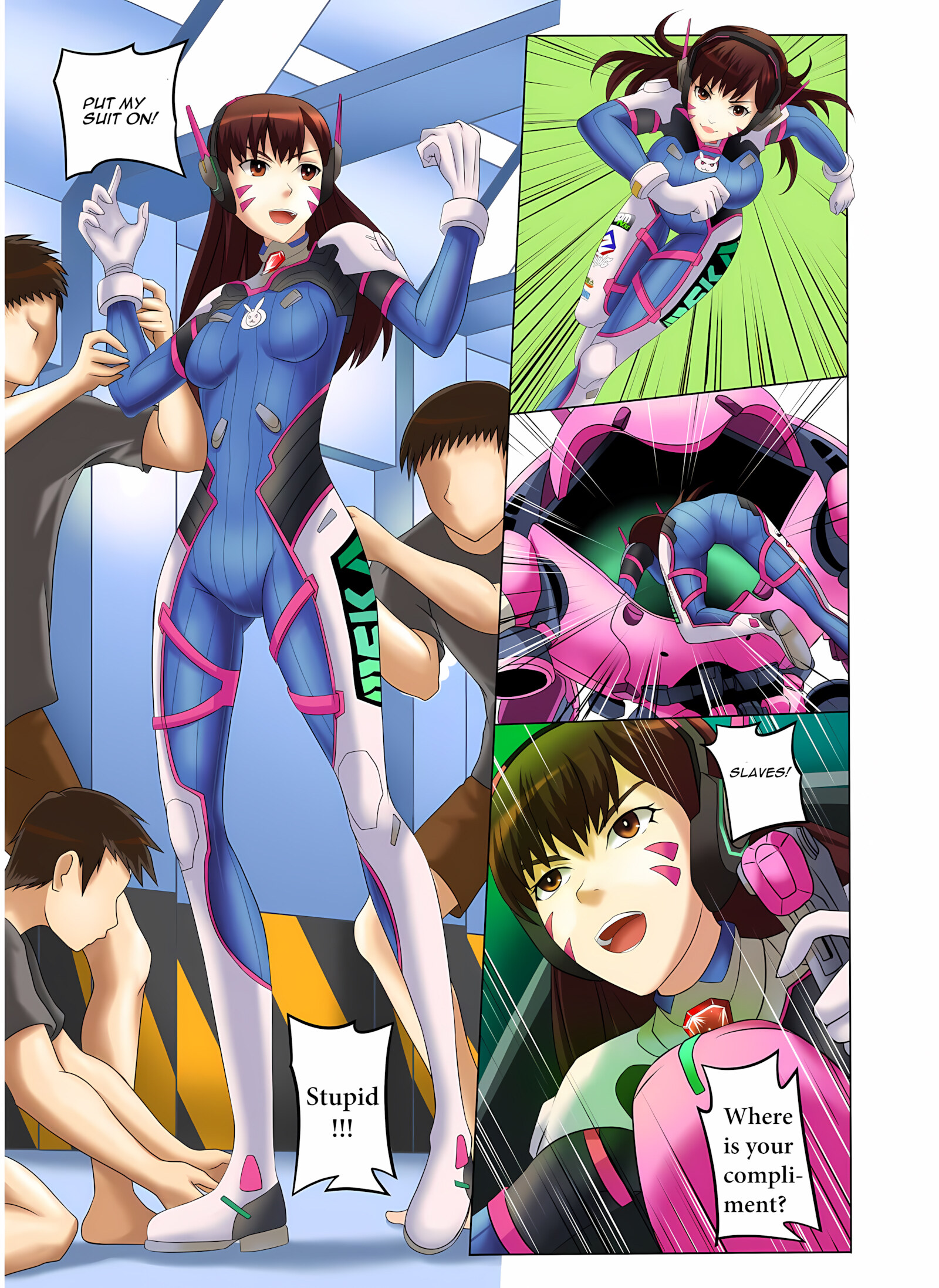 D.Va’s Slaves [Doujinsak], D.Va's Slaves, page 4 of 8