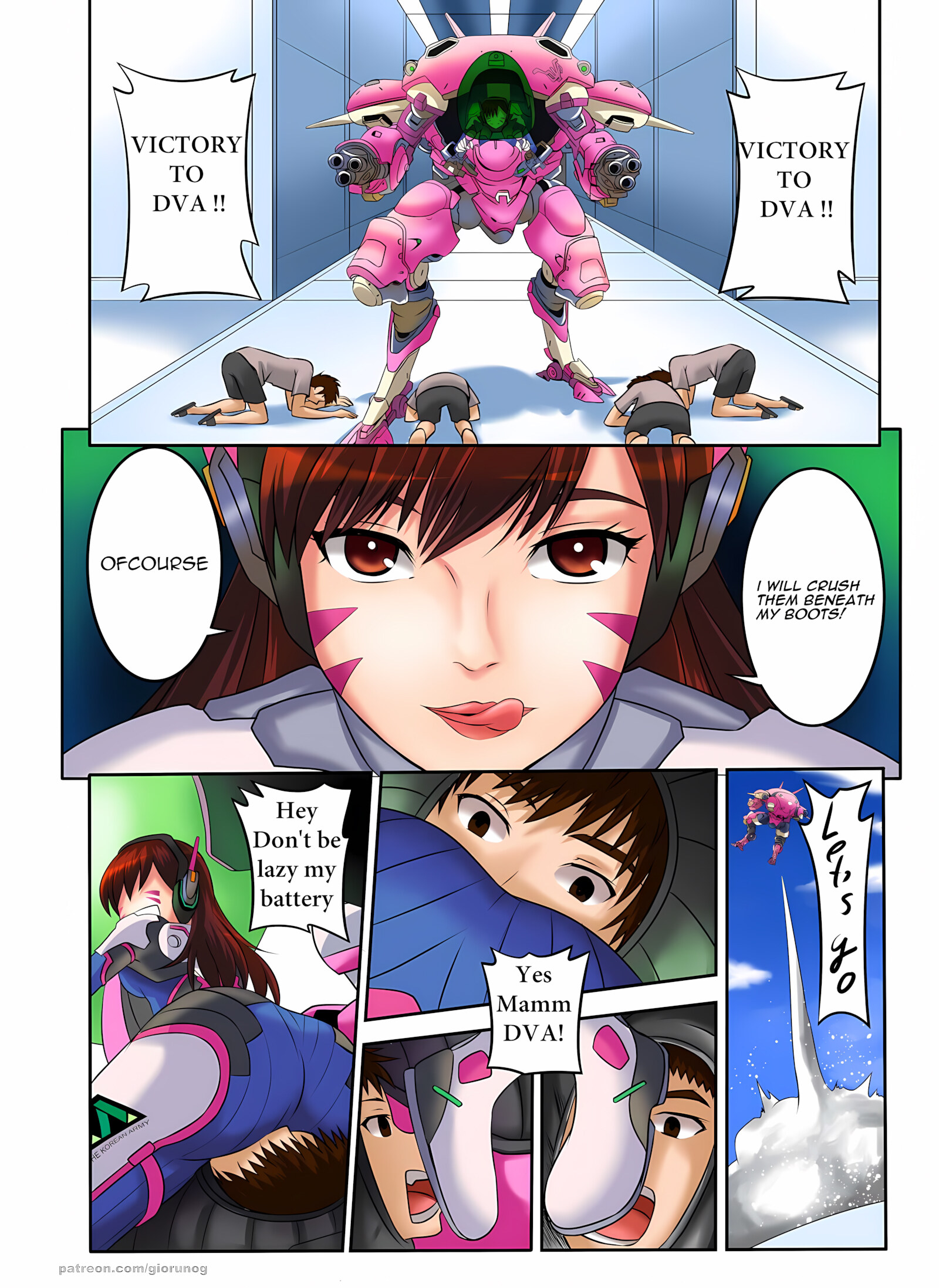 D.Va’s Slaves [Doujinsak], D.Va's Slaves, page 5 of 8