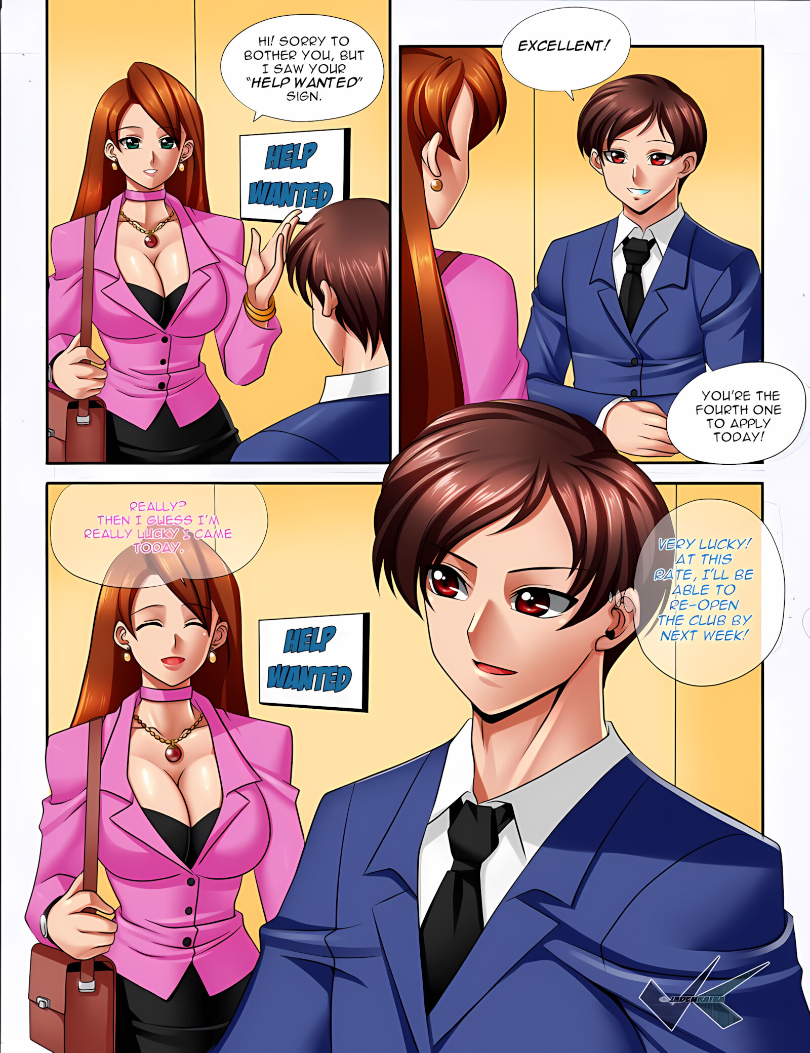 Daveyboysmith Manga [JadenKaiba], Daveyboysmith Manga, page 1 of 24
