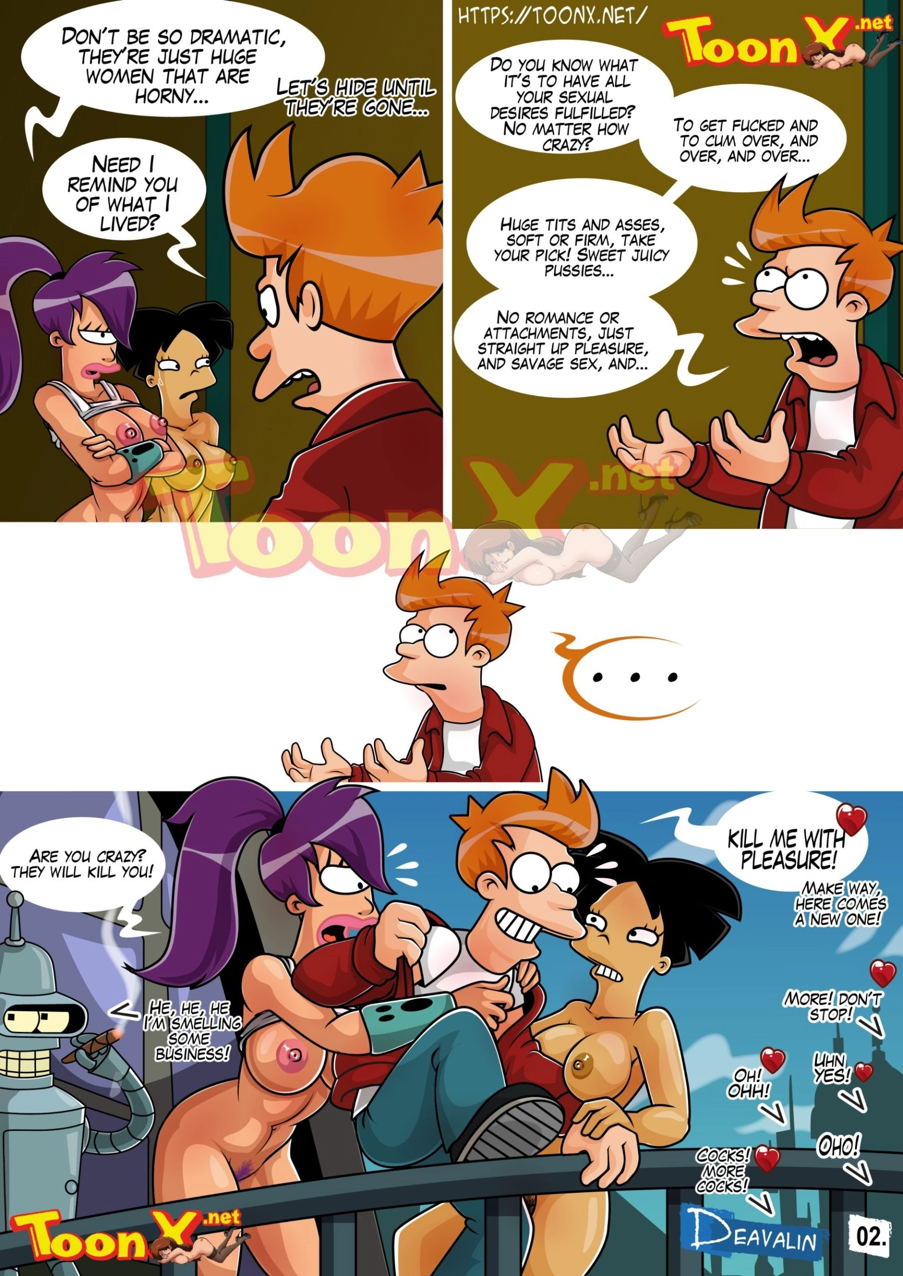 A Sex to Death With The Amazons – Fuckturama 2, A Sex to Death With The Amazons, page 5 of 15