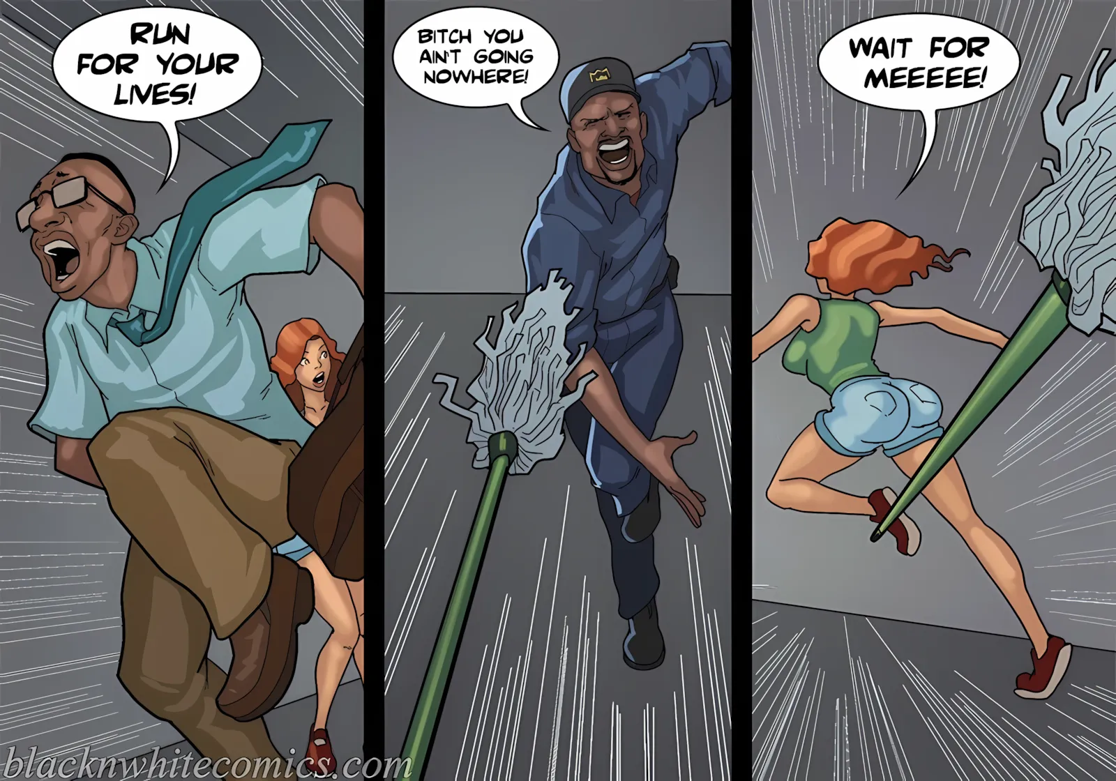 Detention [Yair], 3 . Detention - Part 3 [BlackNWhiteComics], page 21 of 181