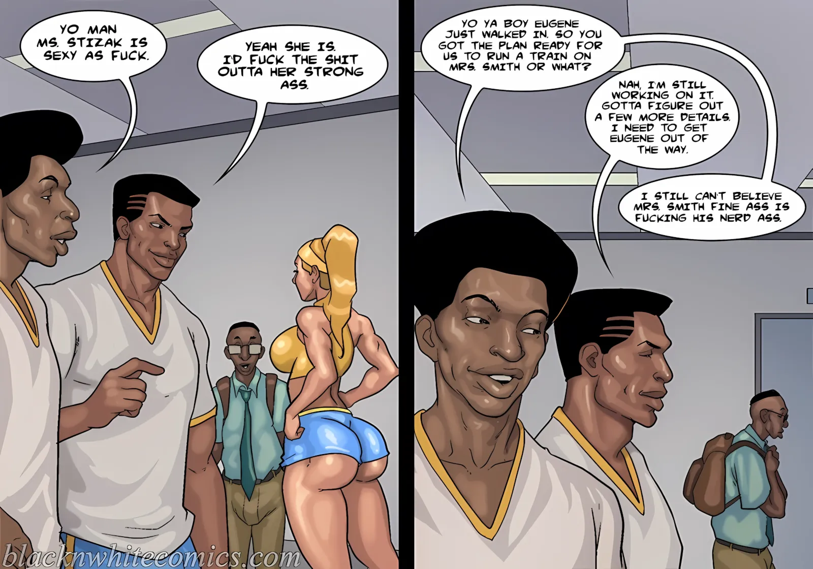Detention [Yair], 3 . Detention - Part 3 [BlackNWhiteComics], page 47 of 181
