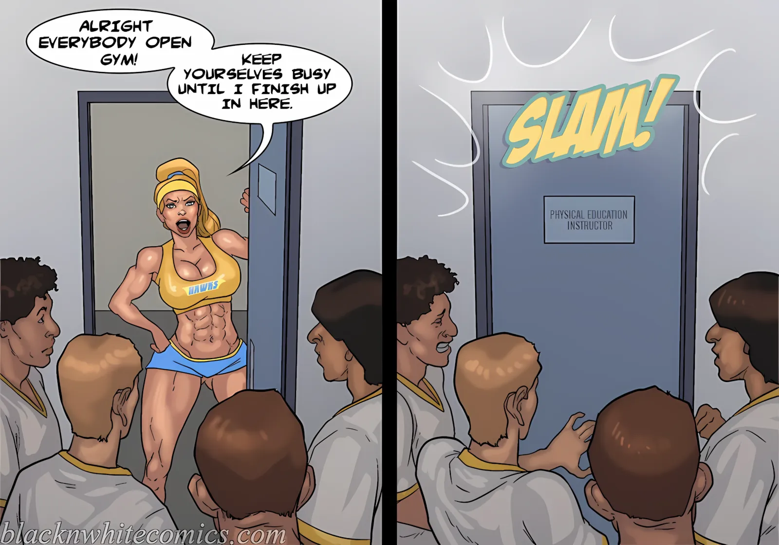 Detention [Yair], 3 . Detention - Part 3 [BlackNWhiteComics], page 54 of 181