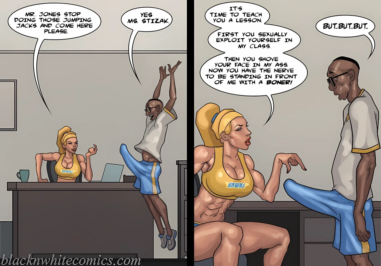Detention [Yair], 3 . Detention - Part 3 [BlackNWhiteComics], page 68 of 181