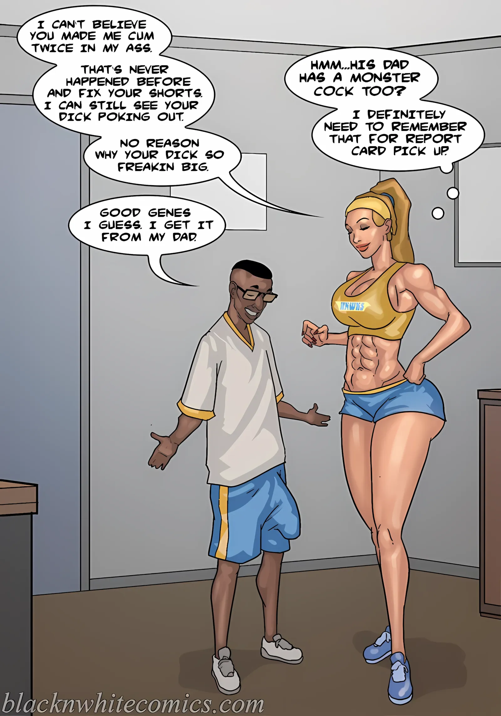 Detention [Yair], 3 . Detention - Part 3 [BlackNWhiteComics], page 95 of 181