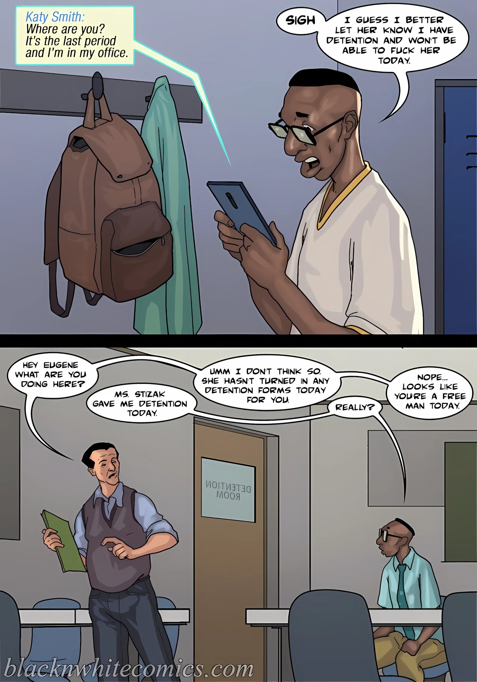 Detention [Yair], 3 . Detention - Part 3 [BlackNWhiteComics], page 99 of 181