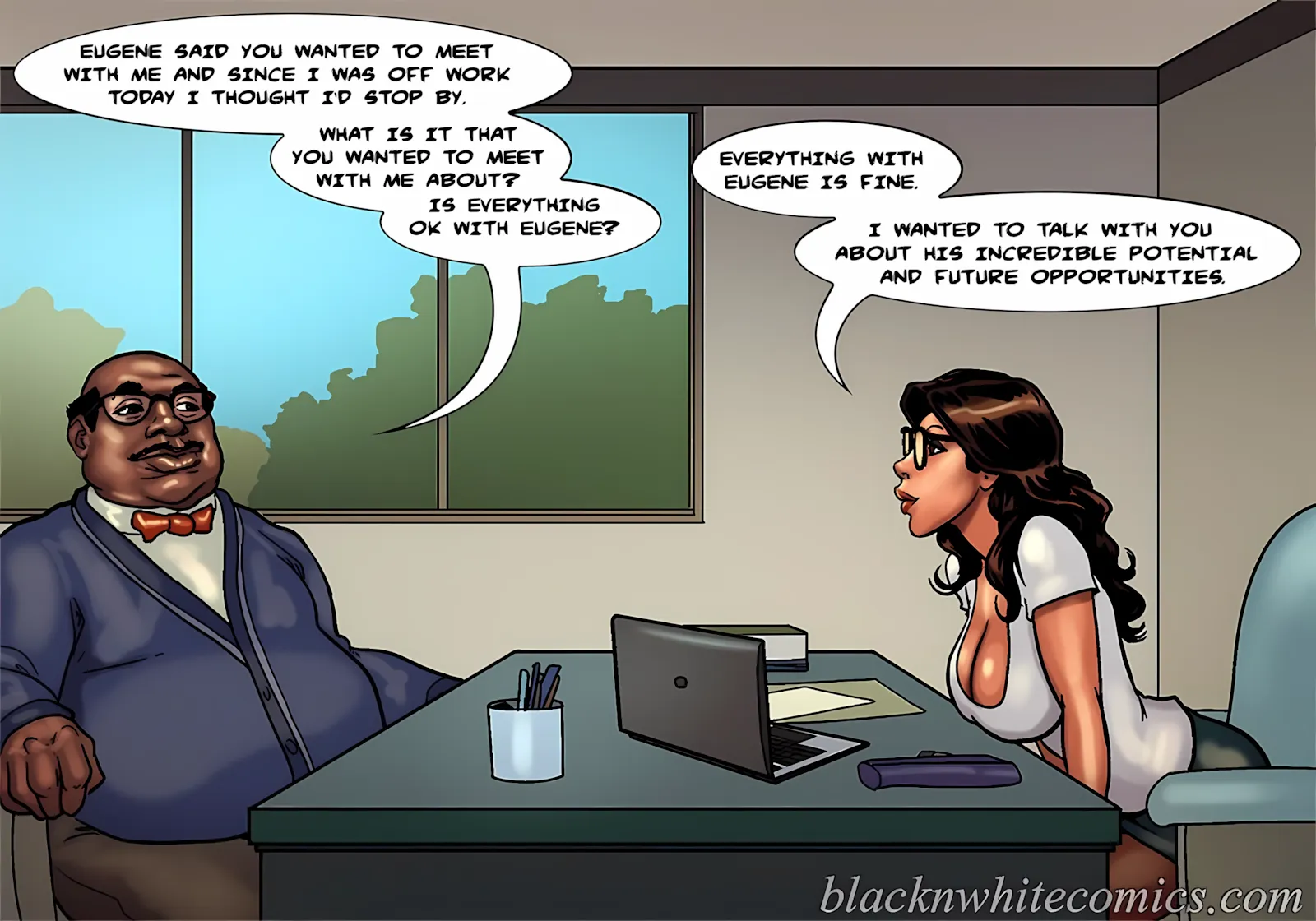 Detention [Yair], 2 . Detention - Part 2 [BlackNWhiteComics], page 6 of 59