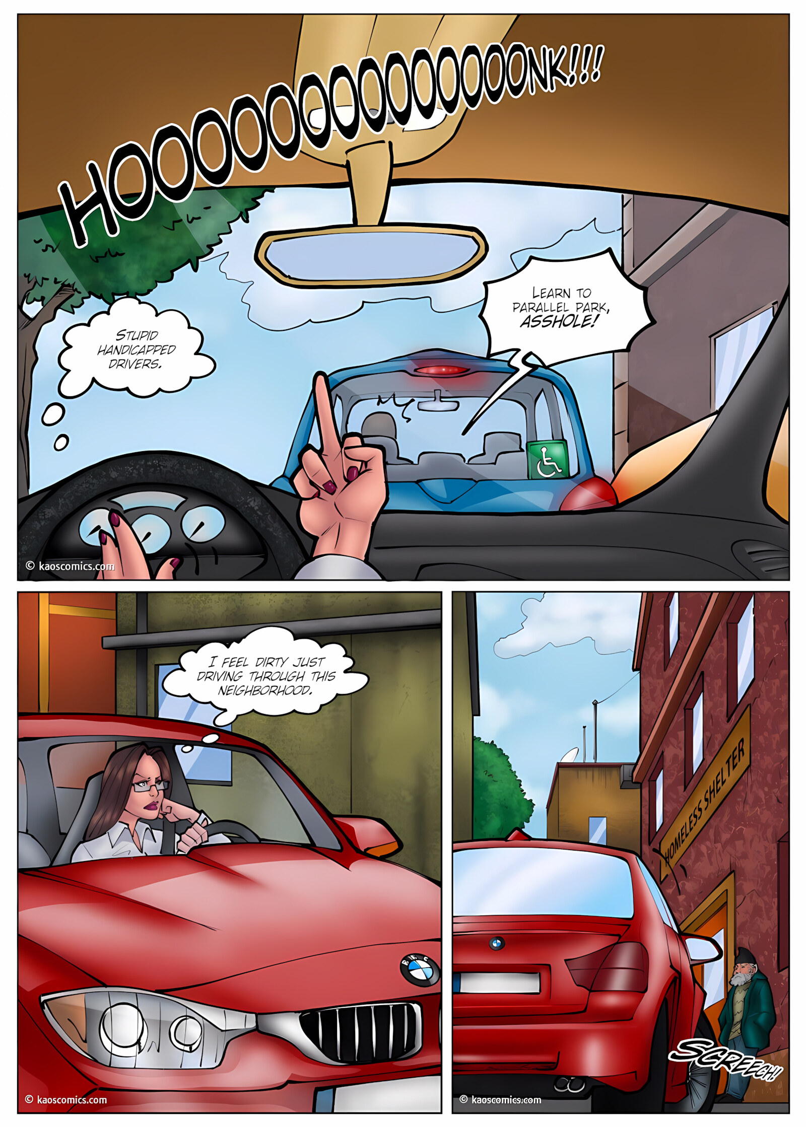 Doctor Bitch [Kaos Comics], Doctor Bitch 1, page 2 of 20