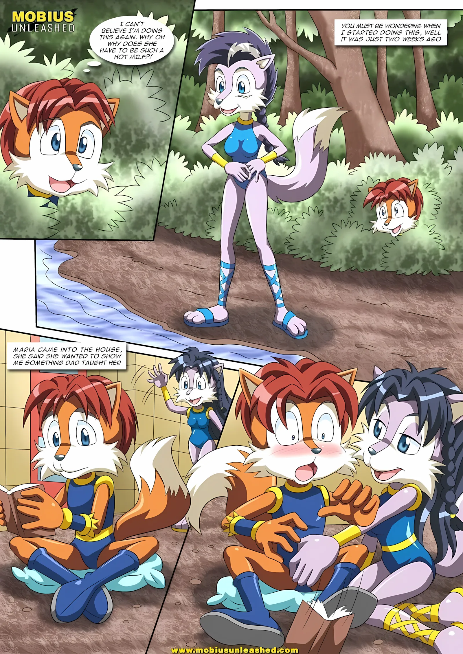 A Wolf Pack Affair (Sonic the Hedgehog) [Palcomix], 1 . A Wolf Pack Affair - (Sonic the Hedgehog) [Palcomix], page 2 of 15