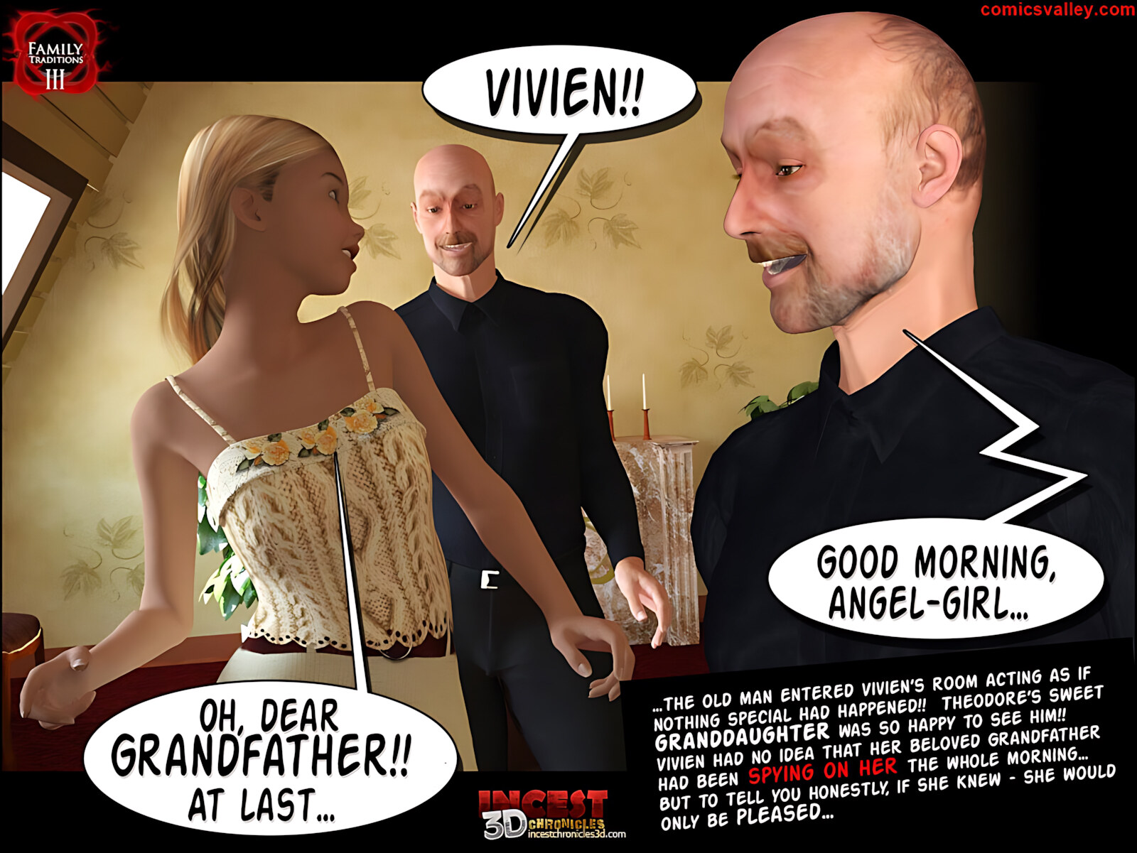 Family Traditions [IncestChronicles3D], Family Traditions 3, page 27 of 90