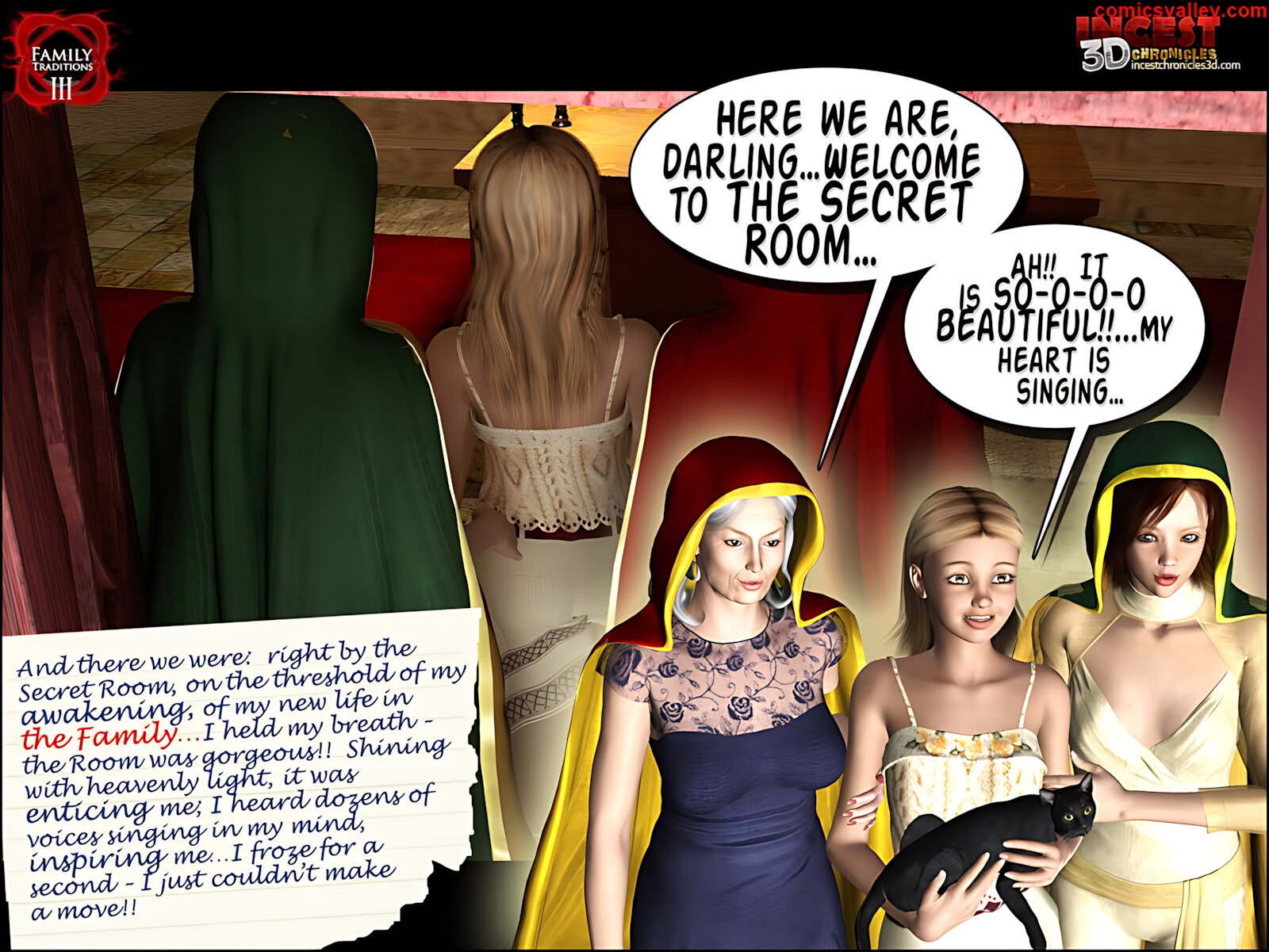 Family Traditions [IncestChronicles3D], Family Traditions 3, page 35 of 90