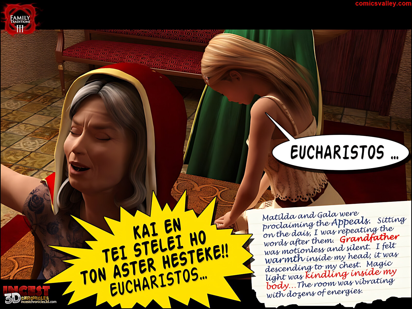Family Traditions [IncestChronicles3D], Family Traditions 3, page 38 of 90