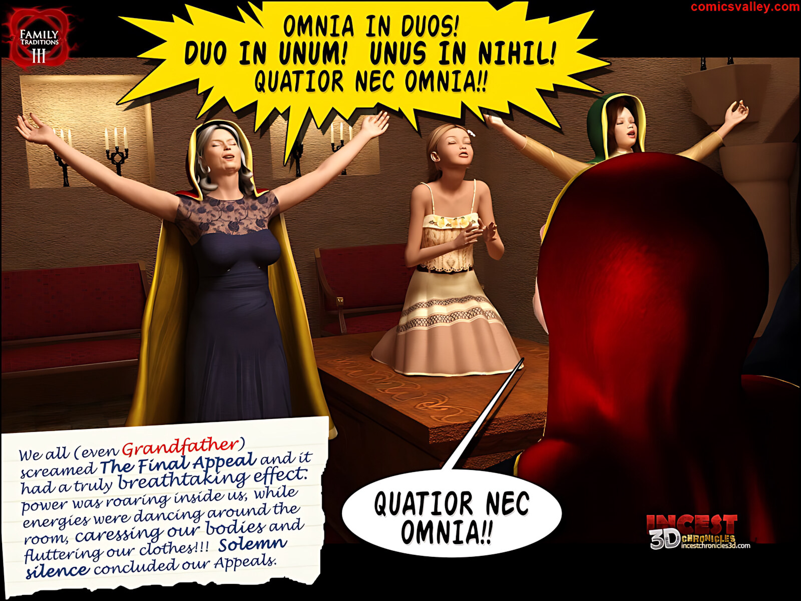 Family Traditions [IncestChronicles3D], Family Traditions 3, page 40 of 90