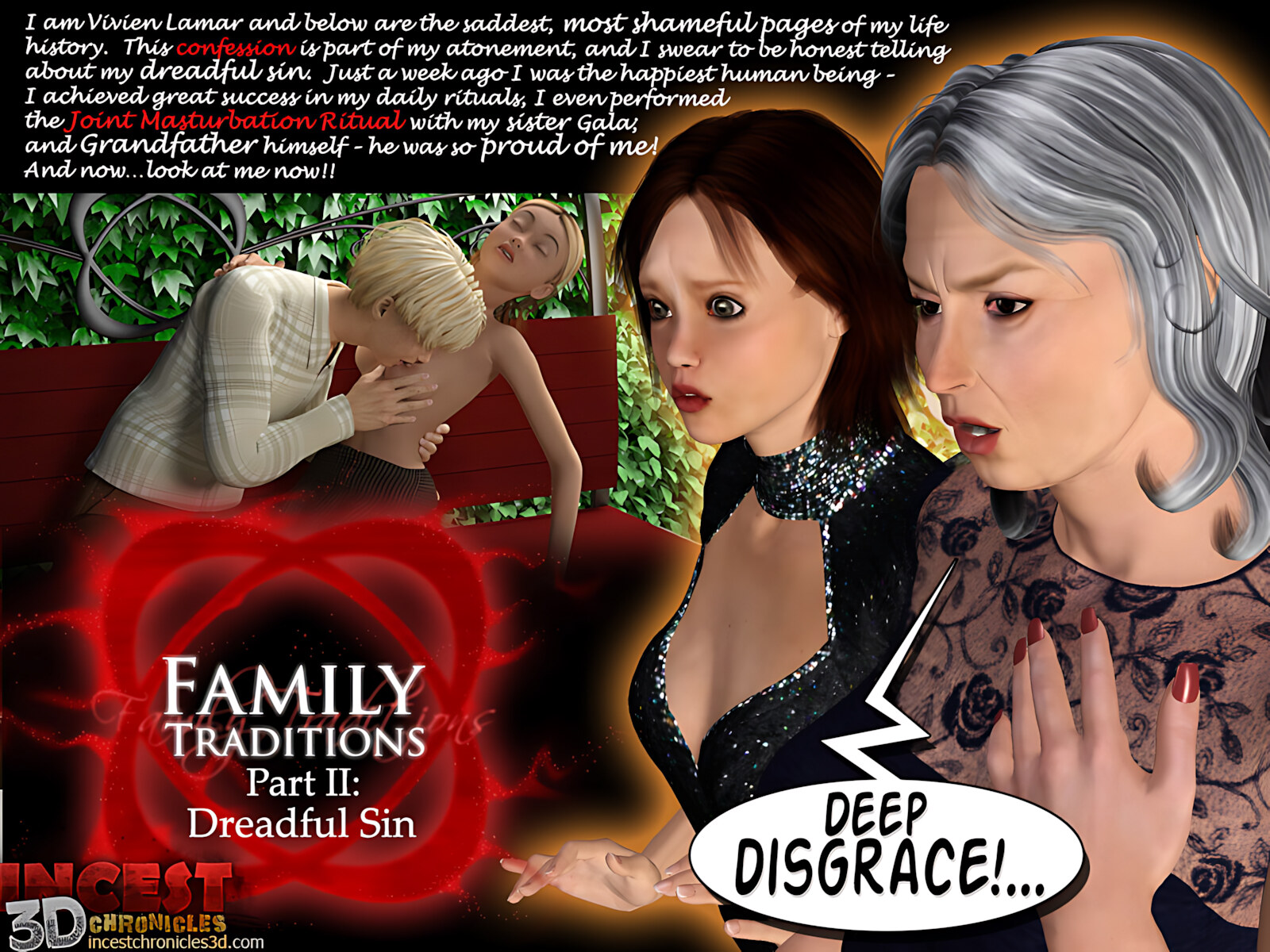 Family Traditions [IncestChronicles3D], Family Traditions 2, page 1 of 83