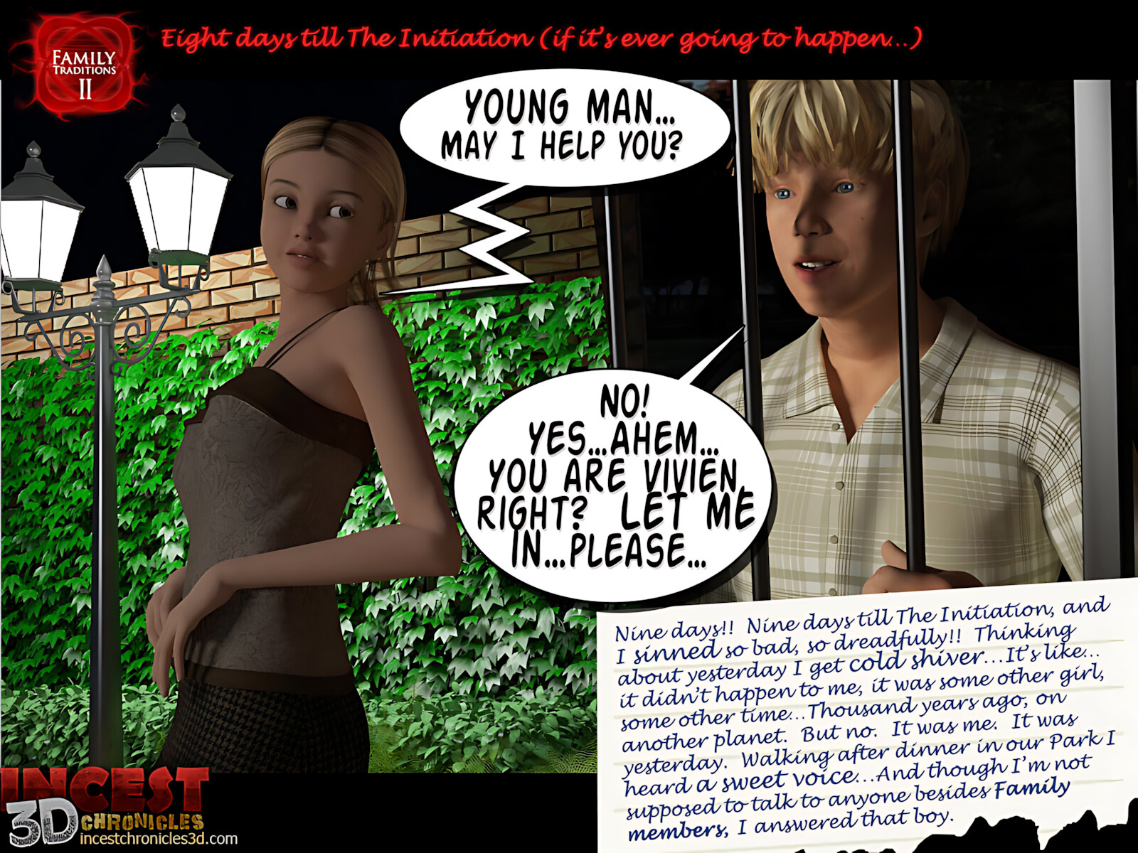 Family Traditions [IncestChronicles3D], Family Traditions 2, page 2 of 83