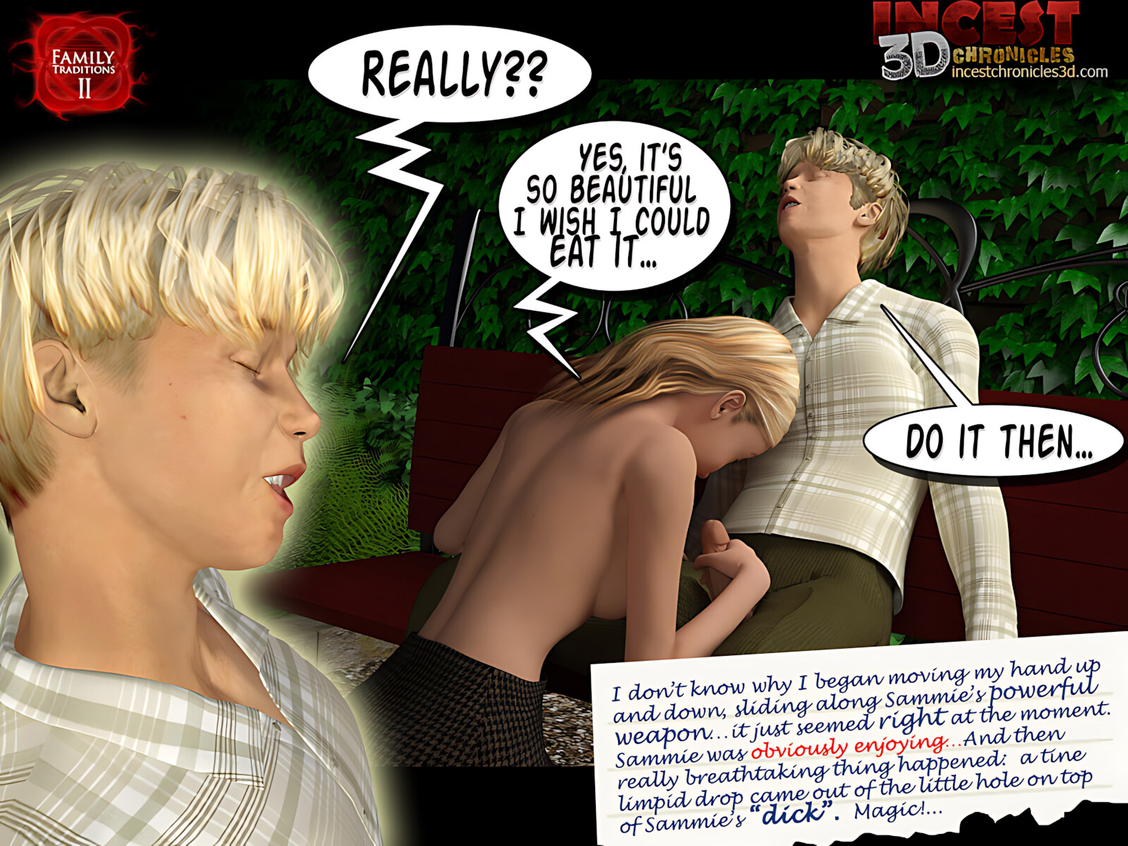 Family Traditions [IncestChronicles3D], Family Traditions 2, page 16 of 83