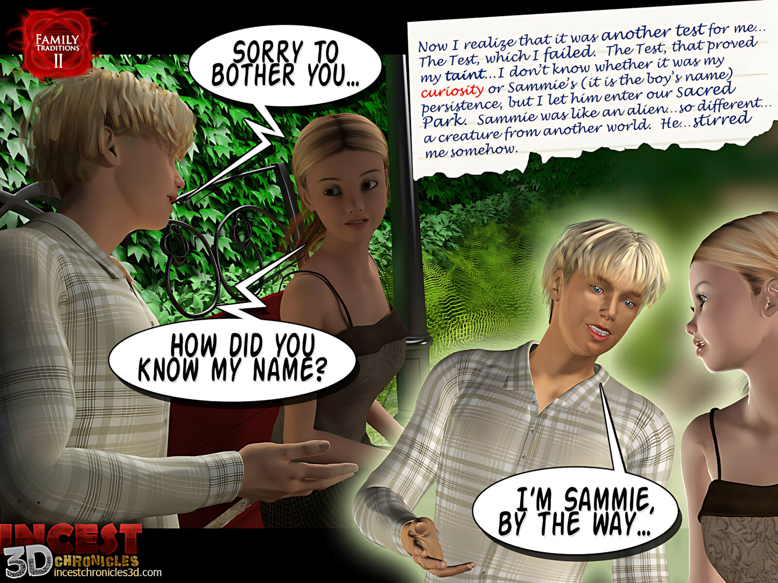 Family Traditions [IncestChronicles3D], Family Traditions 2, page 3 of 83