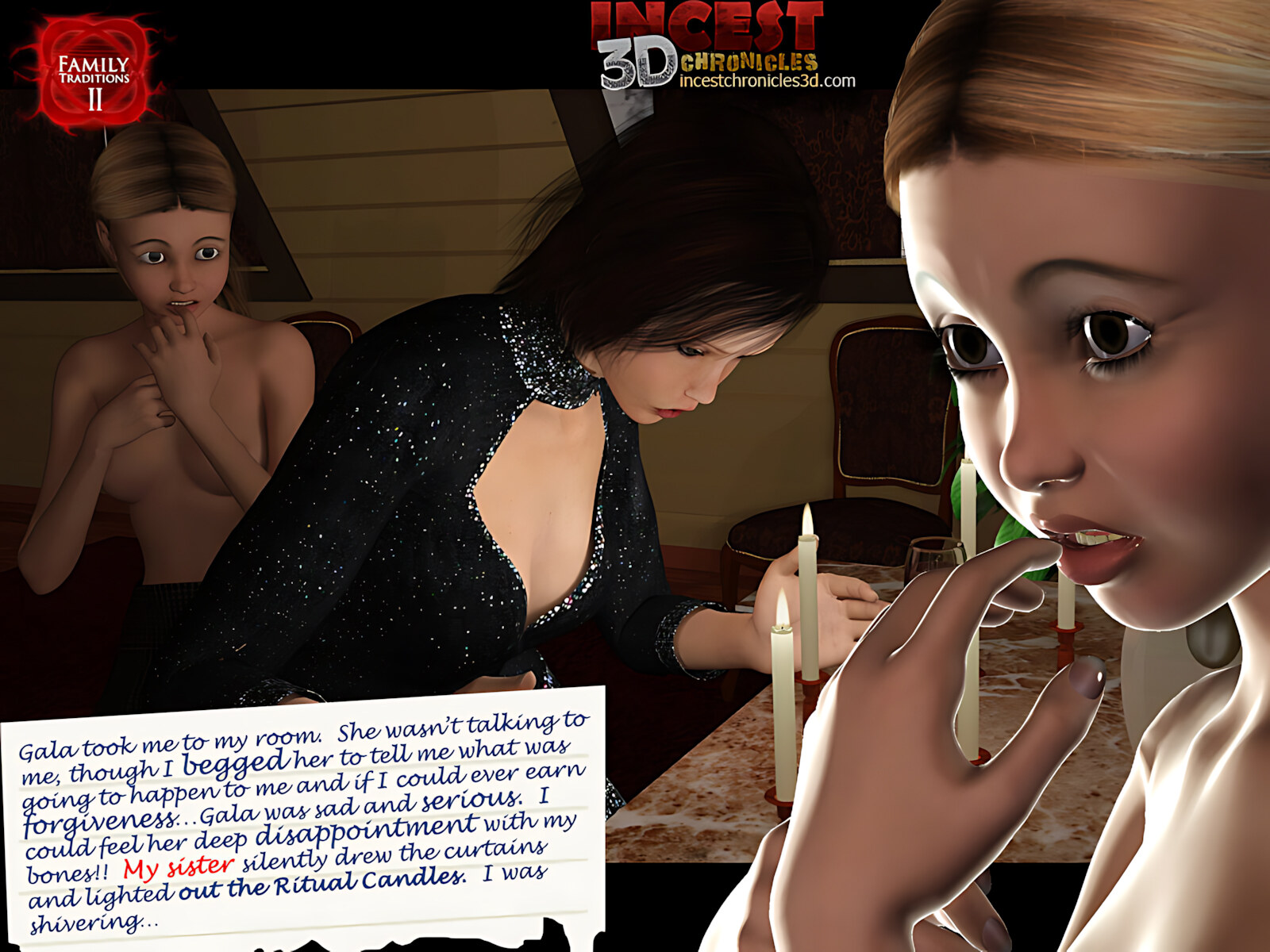 Family Traditions [IncestChronicles3D], Family Traditions 2, page 21 of 83