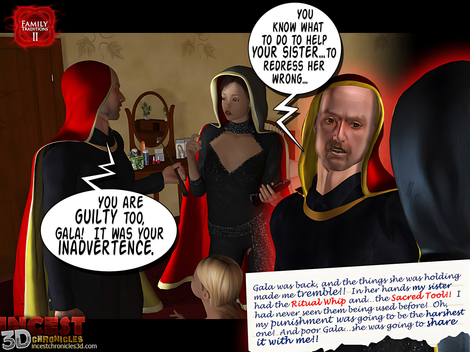 Family Traditions [IncestChronicles3D], Family Traditions 2, page 30 of 83