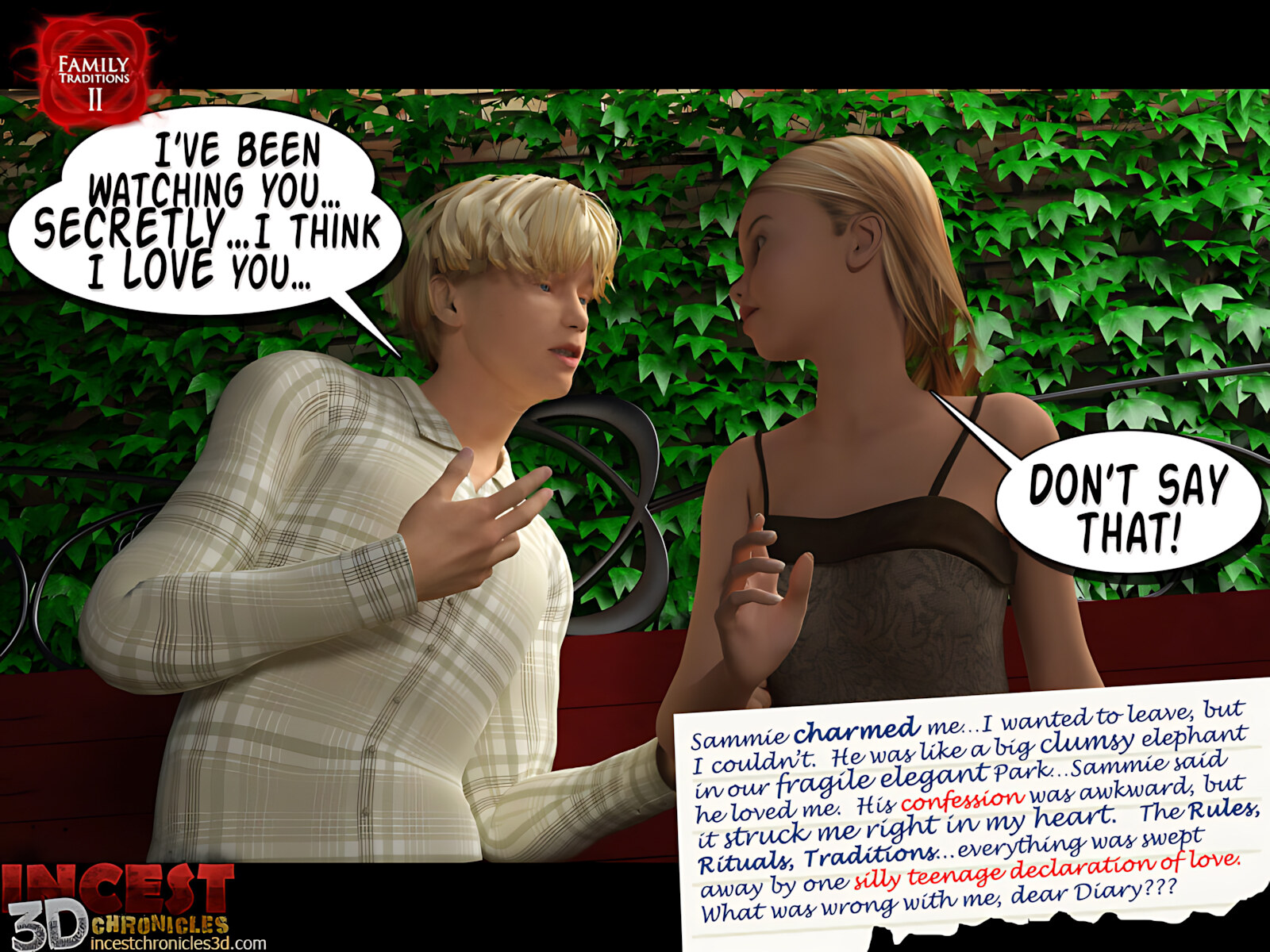 Family Traditions [IncestChronicles3D], Family Traditions 2, page 4 of 83
