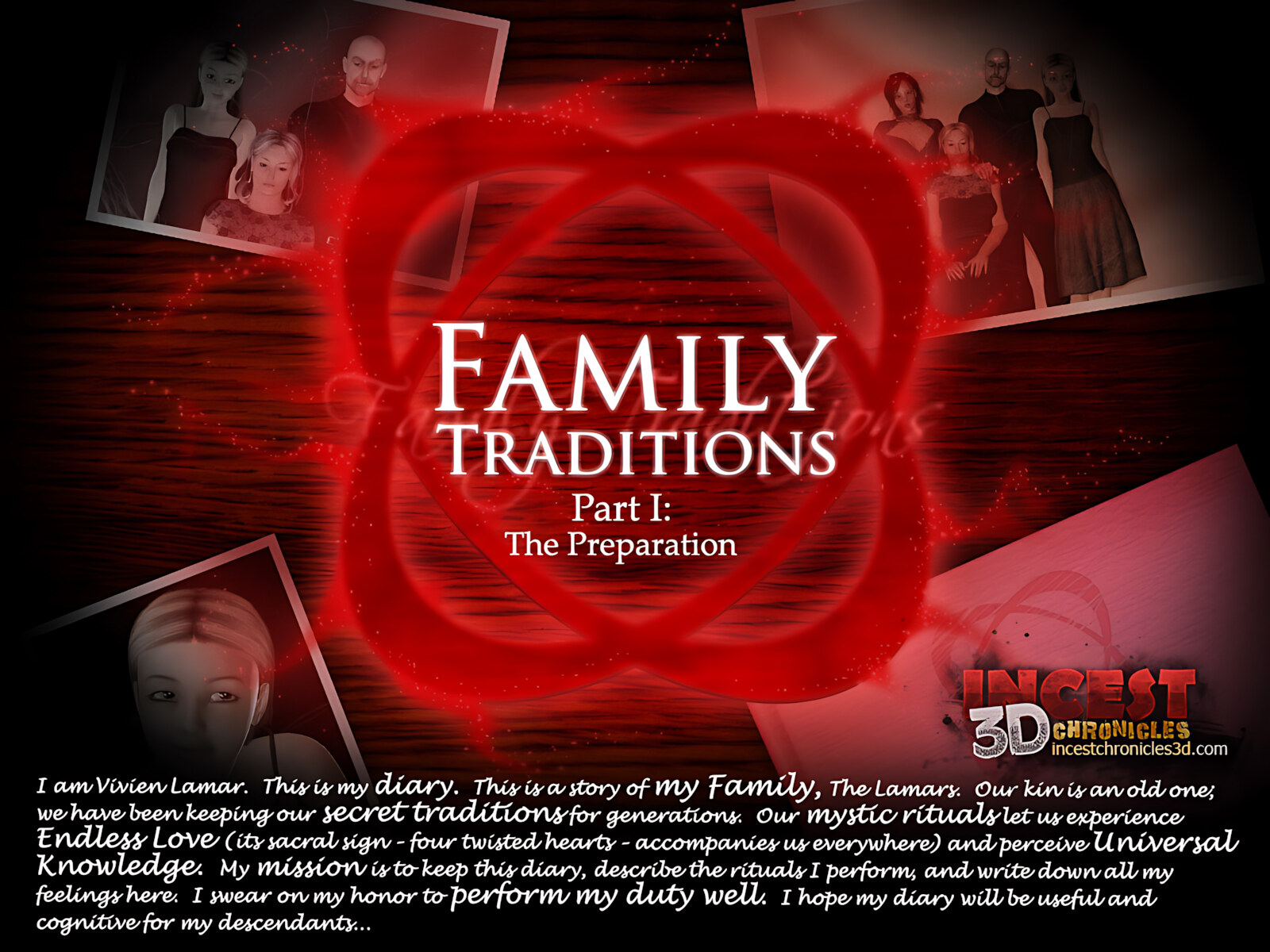 Family Traditions [IncestChronicles3D], Family Traditions 1, page 1 of 80
