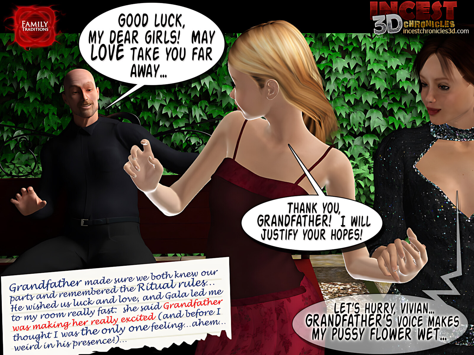 Family Traditions [IncestChronicles3D], Family Traditions 1, page 39 of 80