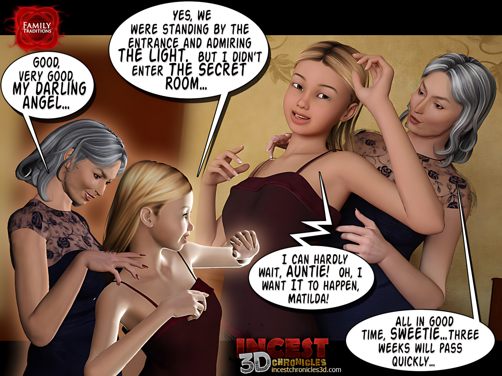 Family Traditions [IncestChronicles3D], Family Traditions 1, page 8 of 80
