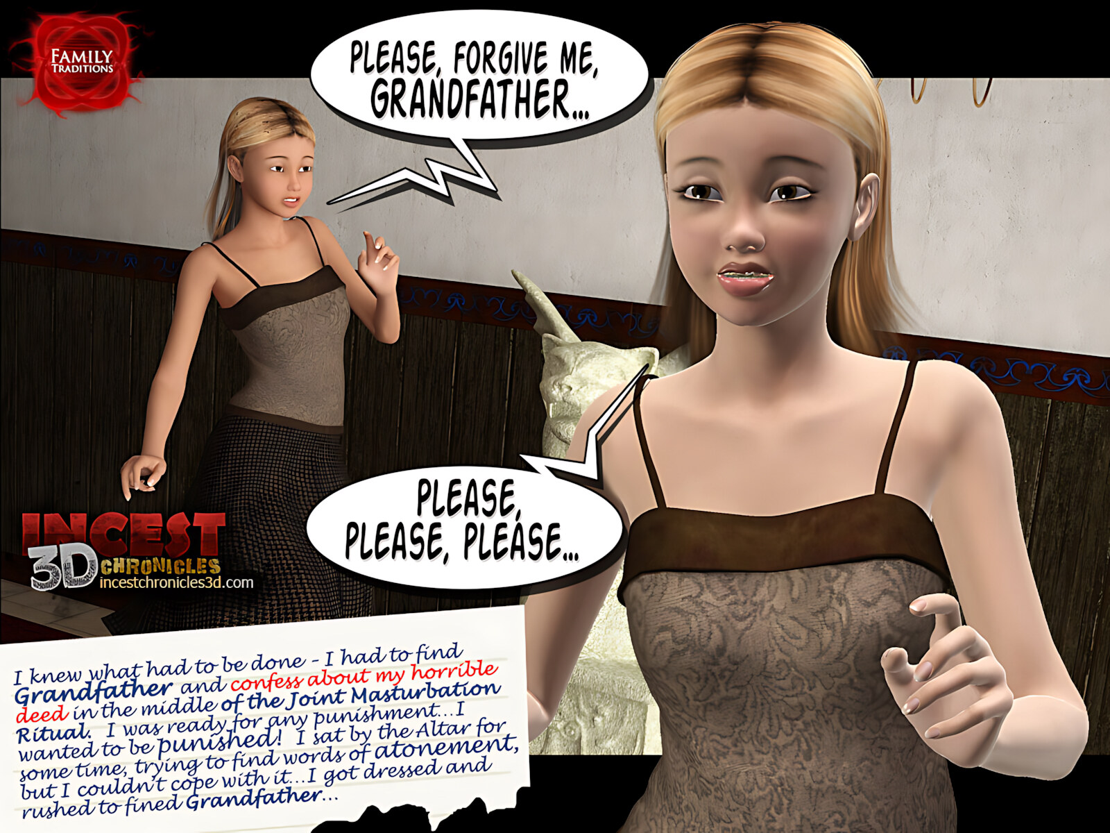 Family Traditions [IncestChronicles3D], Family Traditions 1, page 73 of 80
