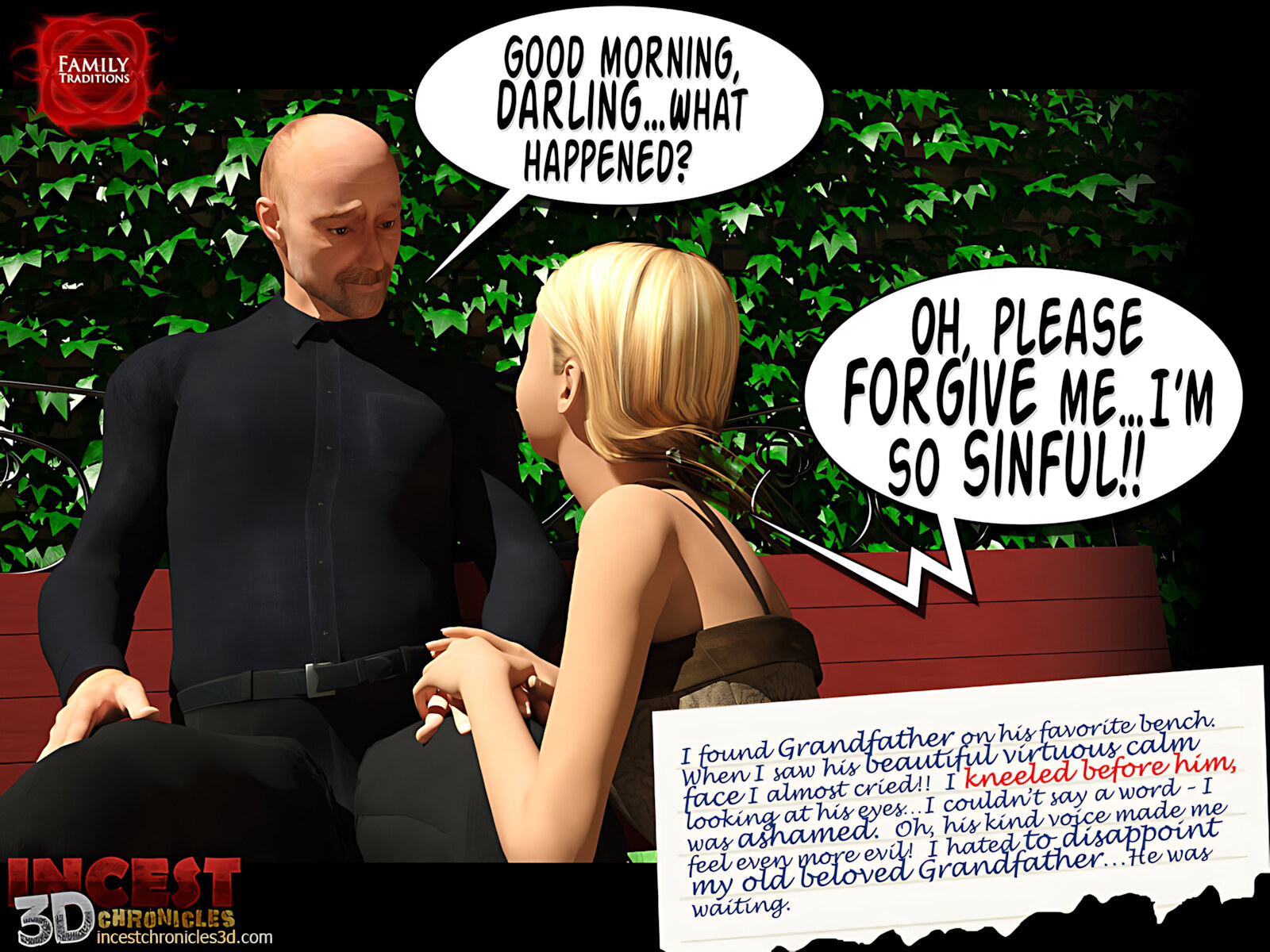Family Traditions [IncestChronicles3D], Family Traditions 1, page 75 of 80