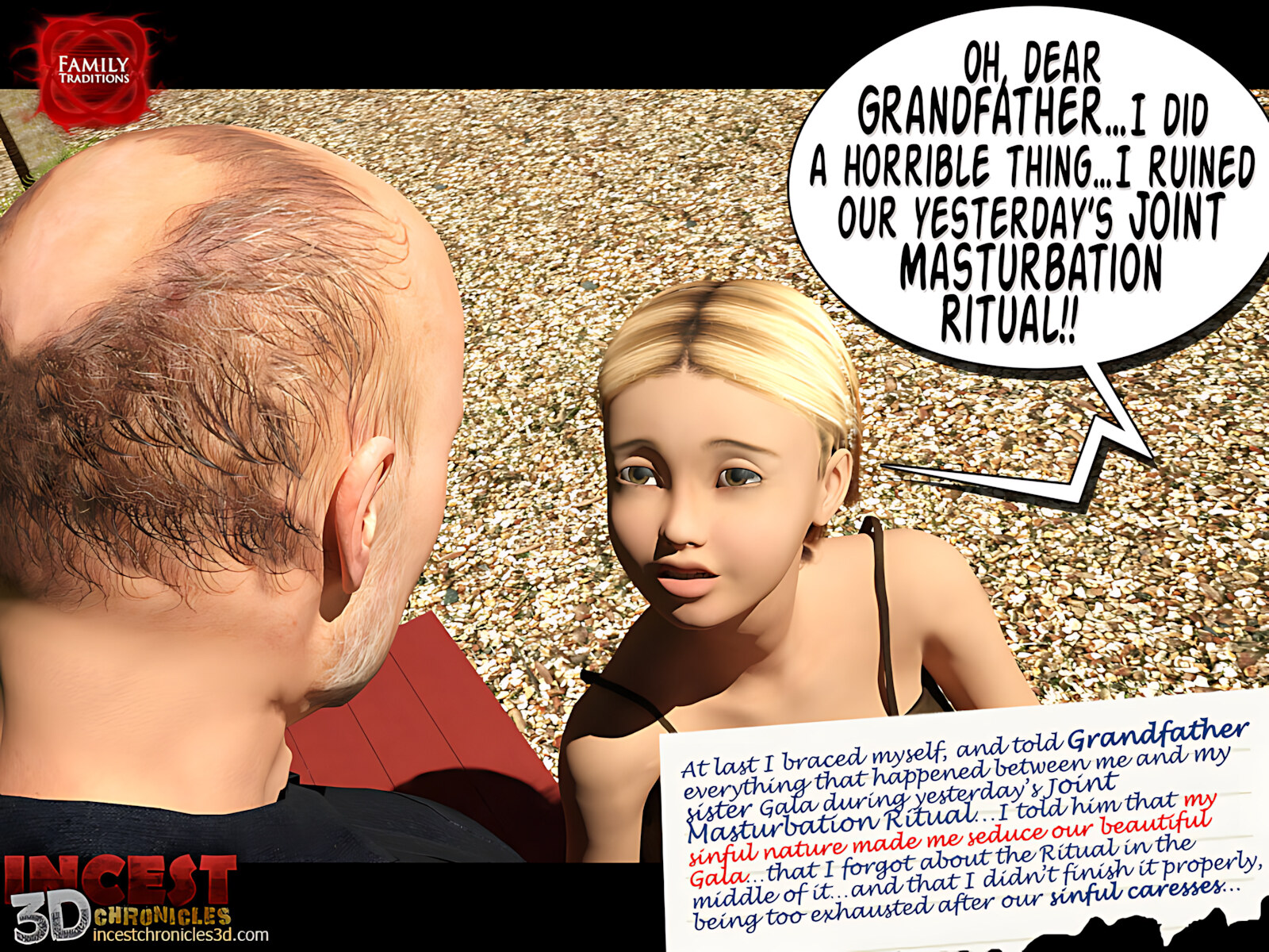 Family Traditions [IncestChronicles3D], Family Traditions 1, page 76 of 80