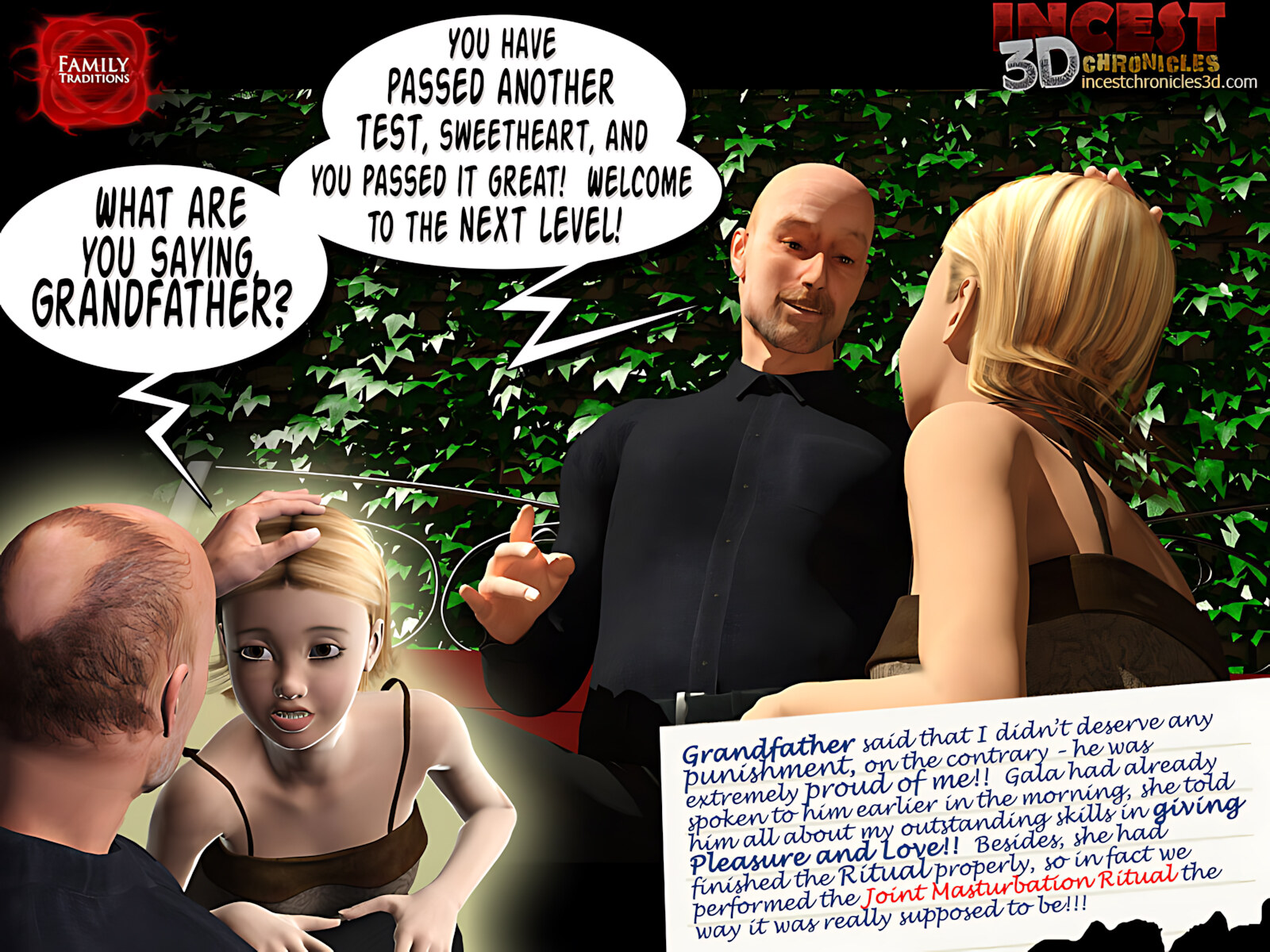 Family Traditions [IncestChronicles3D], Family Traditions 1, page 78 of 80