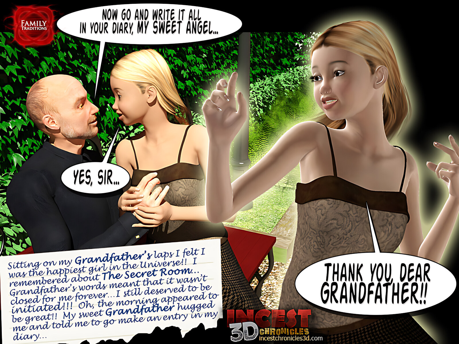 Family Traditions [IncestChronicles3D], Family Traditions 1, page 79 of 80