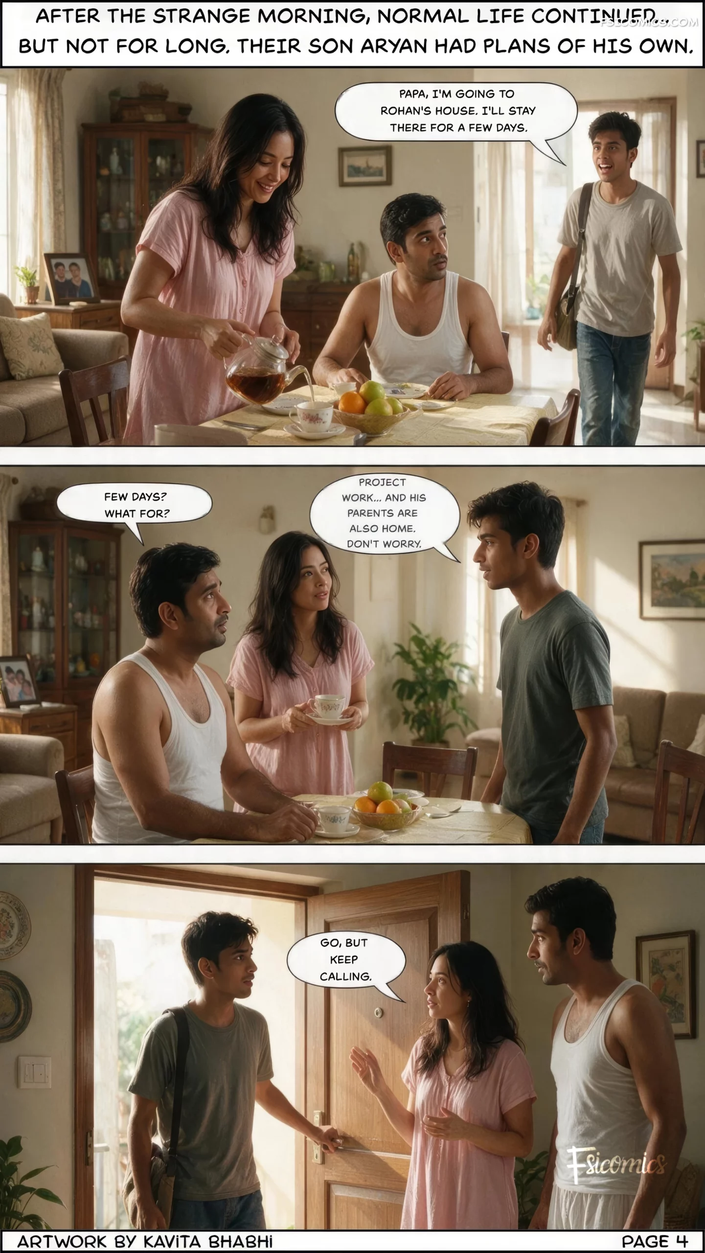 Forbidden Neighbor – Desi Desires, 1. Forbidden Neighbor - Chapter 1, page 5 of 22