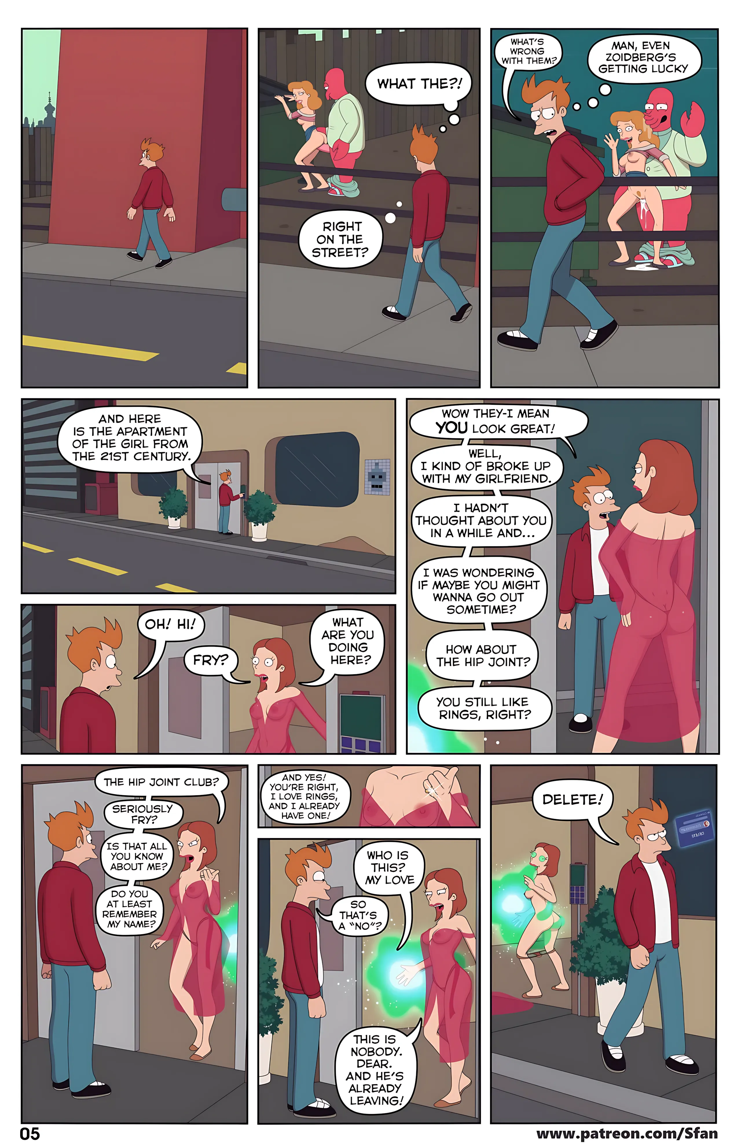 Fry’s Phone List (Futurama) [Sfan], Fry's Phone List (Futurama), page 7 of 15