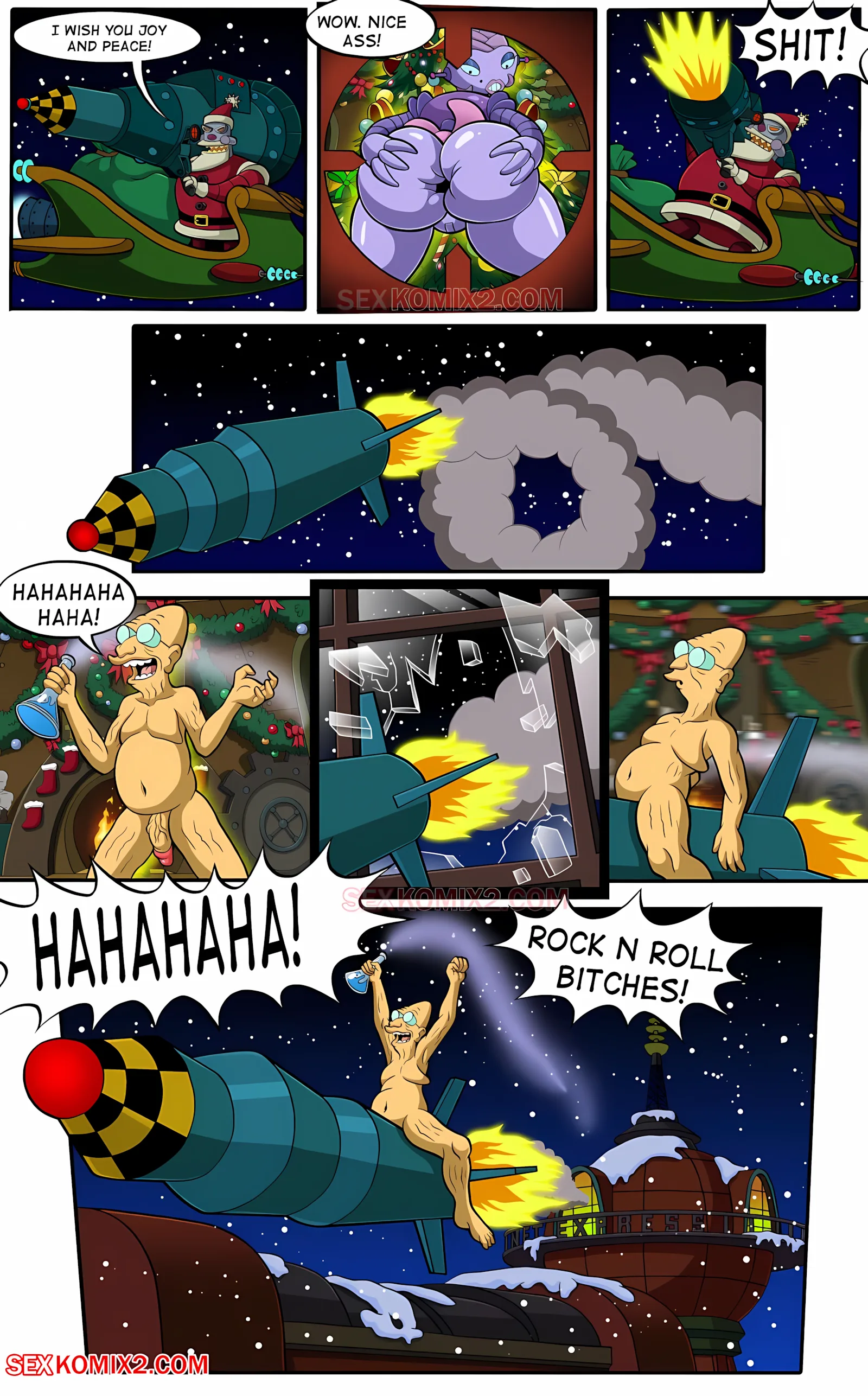 Futurama: Good Old New Year [Sexkomix2], Futurama: Good Old New Year, page 10 of 11