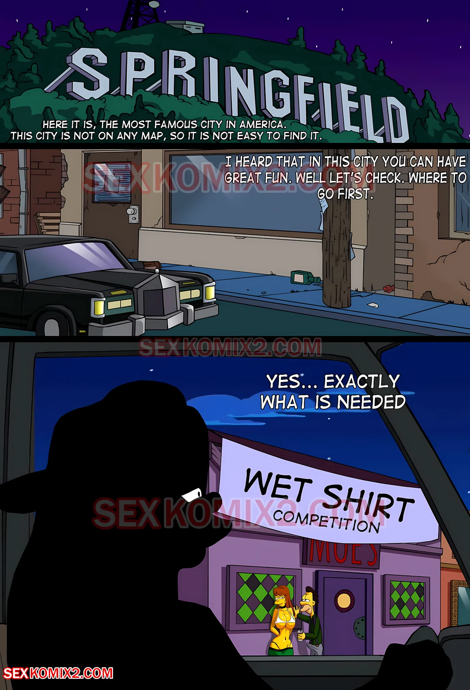 Adventures of Anastasia – Meet me Springfield (The Simpsons), Meet me Springfield 1, page 2 of 47