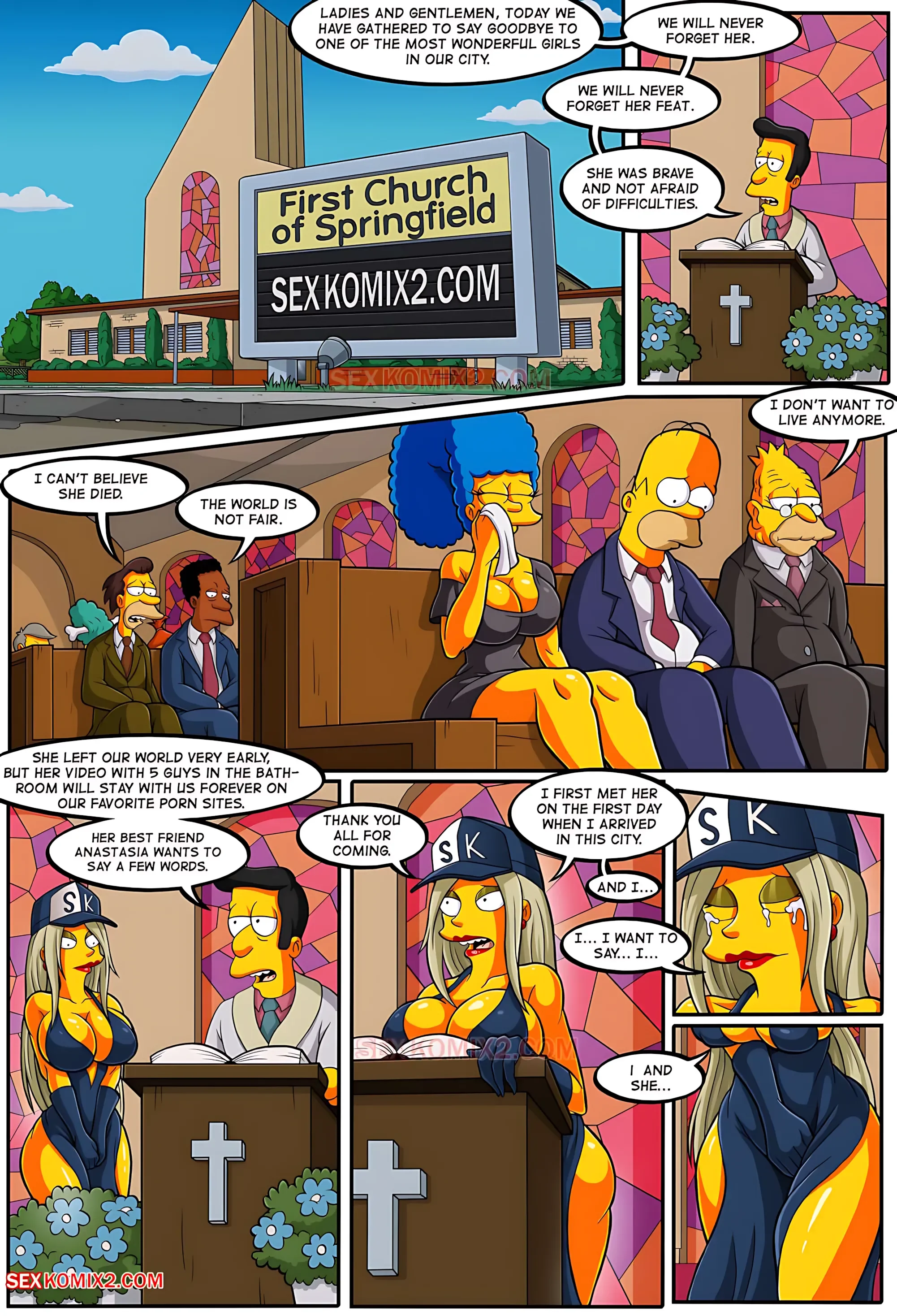 Adventures of Anastasia: Who stole the panties? (The Simpsons), Adventures of Anastasia: Who stole the panties?, page 2 of 33