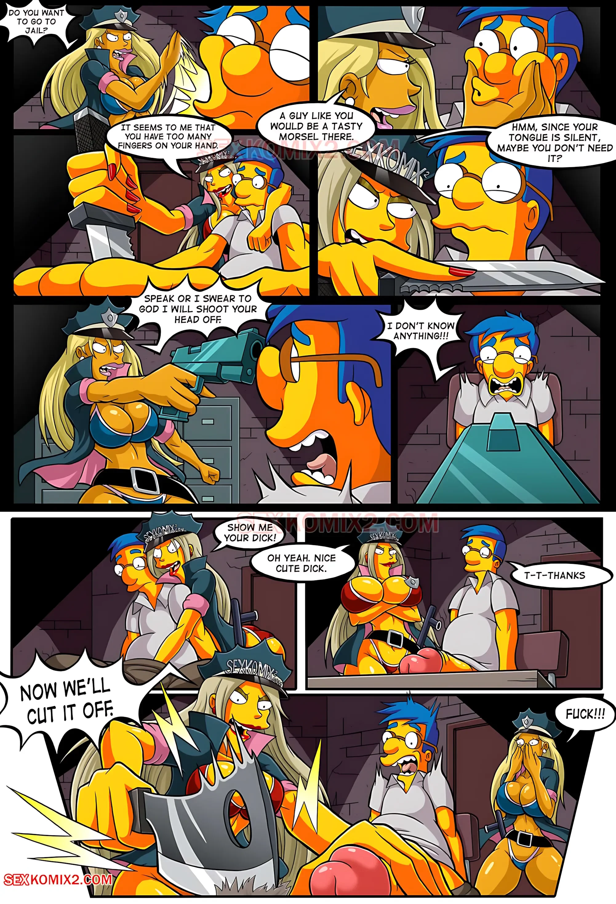 Adventures of Anastasia: Who stole the panties? (The Simpsons), Adventures of Anastasia: Who stole the panties?, page 22 of 33