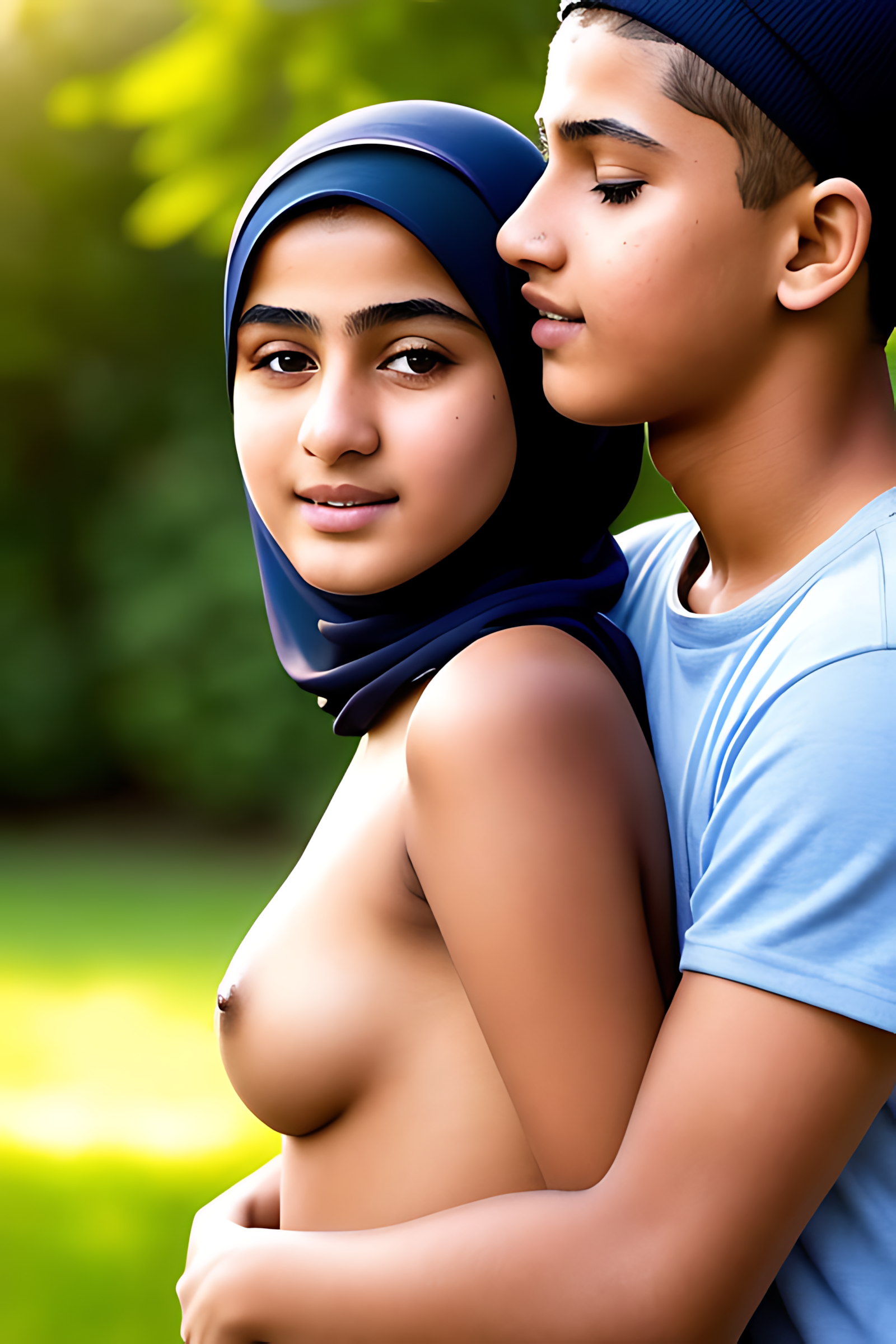 Hijabi Sisters [Fat Chooch], Hijabi sisters 1, page 17 of 23