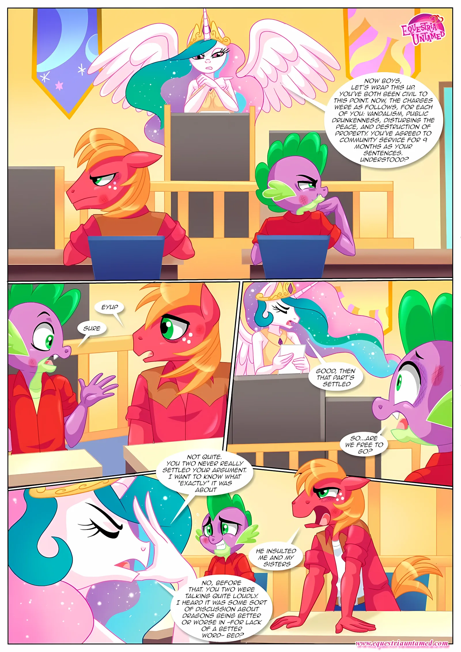 How Equestria Settles Disputes (My Little Pony – Friendship Is Magic) [Palcomix], 1 . How Equestria Settles Disputes - (My Little Pony - Friendship Is Magic) [Palcomix], page 5 of 23