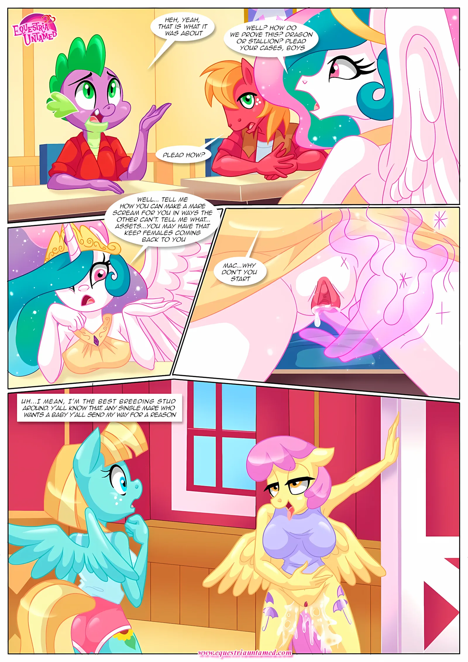 How Equestria Settles Disputes (My Little Pony – Friendship Is Magic) [Palcomix], 1 . How Equestria Settles Disputes - (My Little Pony - Friendship Is Magic) [Palcomix], page 6 of 23