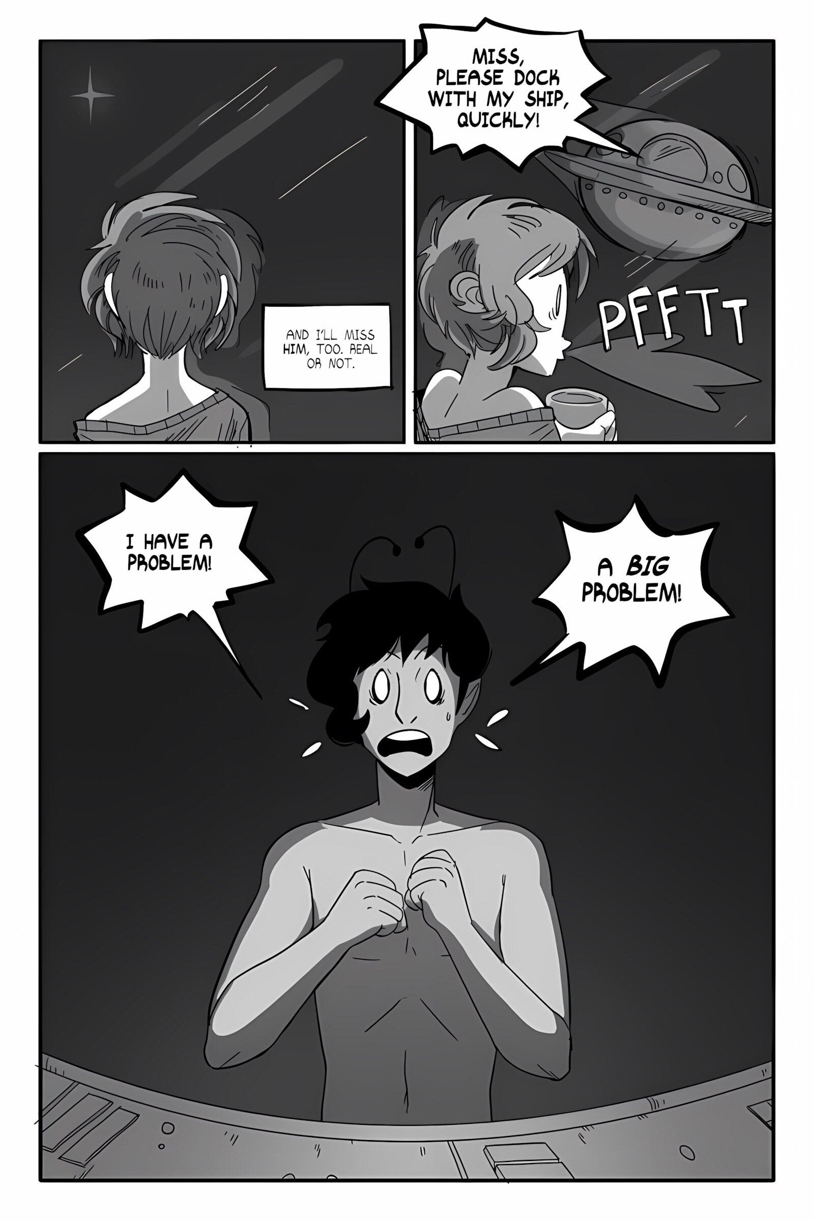 In Space, No One Can Hear You Shlick [Tissue Box], Space Rendezvous, page 5 of 18