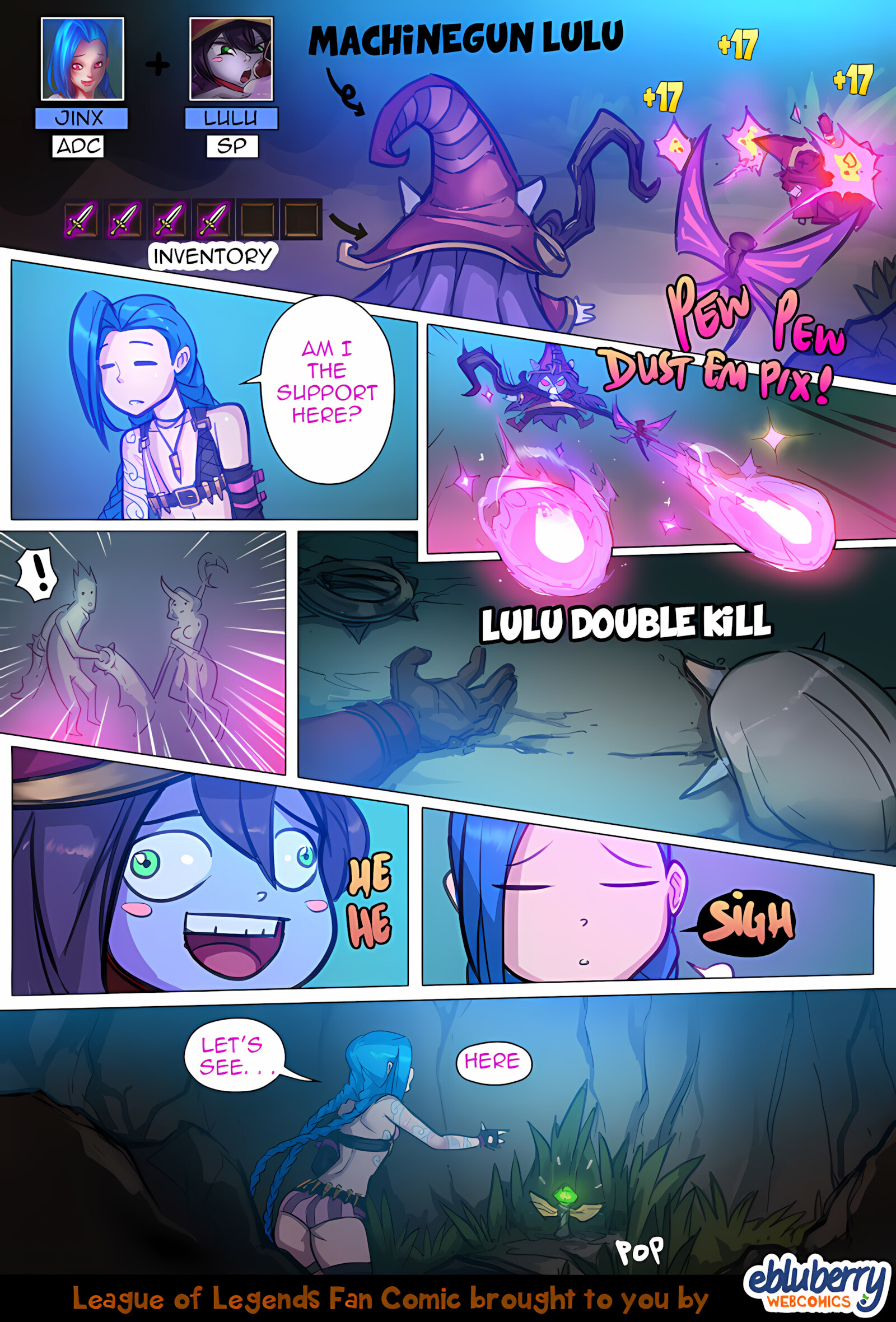 Jinx X Lulu + Others! [Ebluberry], Jinx X Lulu + Others!, page 2 of 19