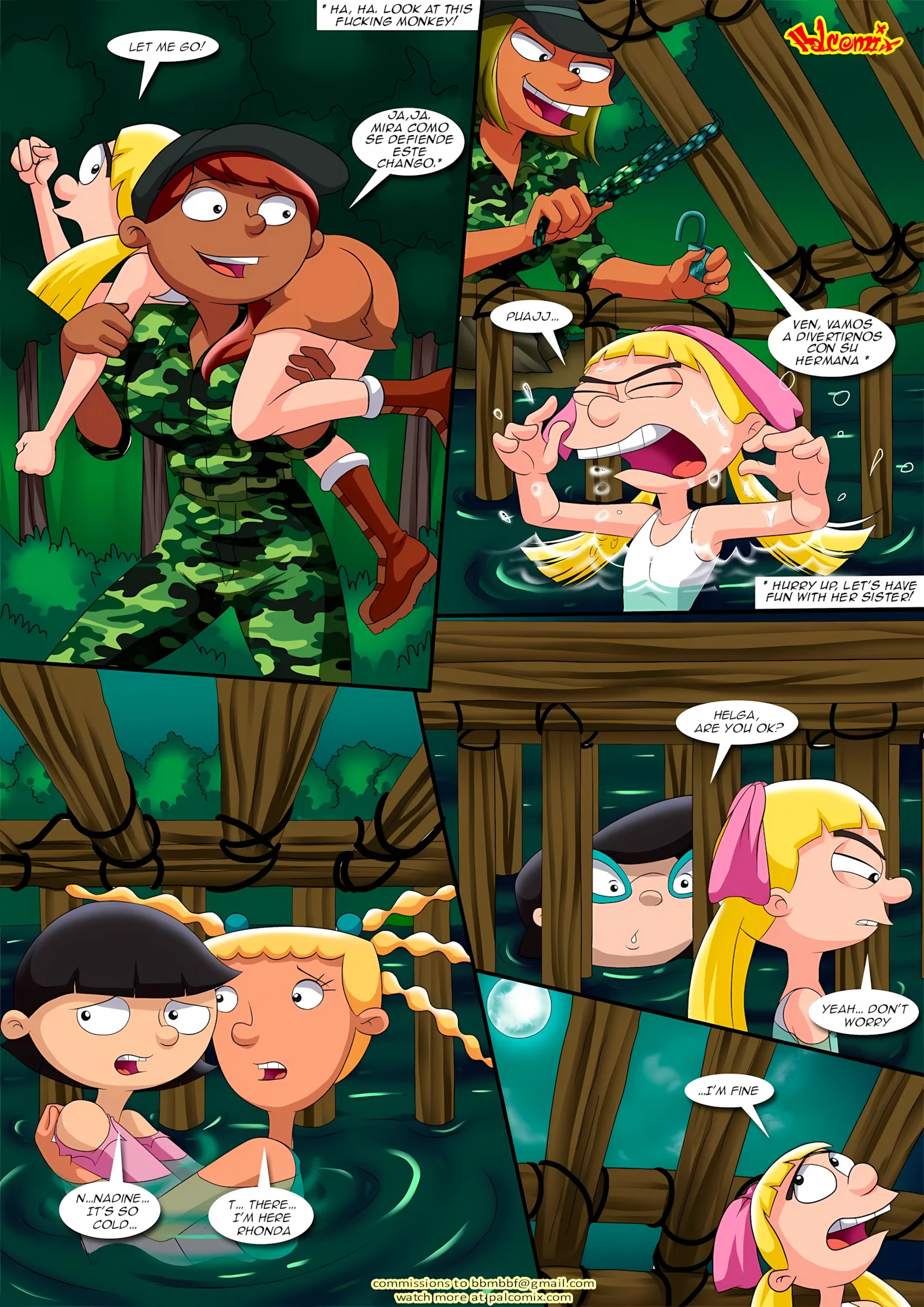Jungle Hell (Hey Arnold!) [Palcomix], 1 . Jungle Hell - Chapter 1 (Hey Arnold!) [Palcomix], page 17 of 22