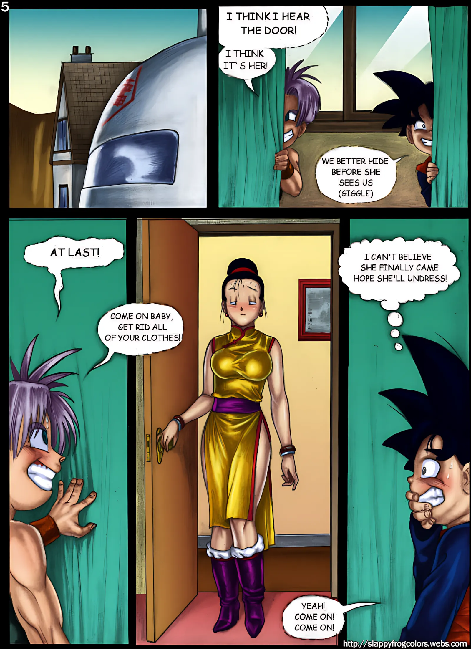 Kamehasutra [ Dragon Ball Z ], 1. Kamehasutra colored (slappyfrog), page 5 of 67