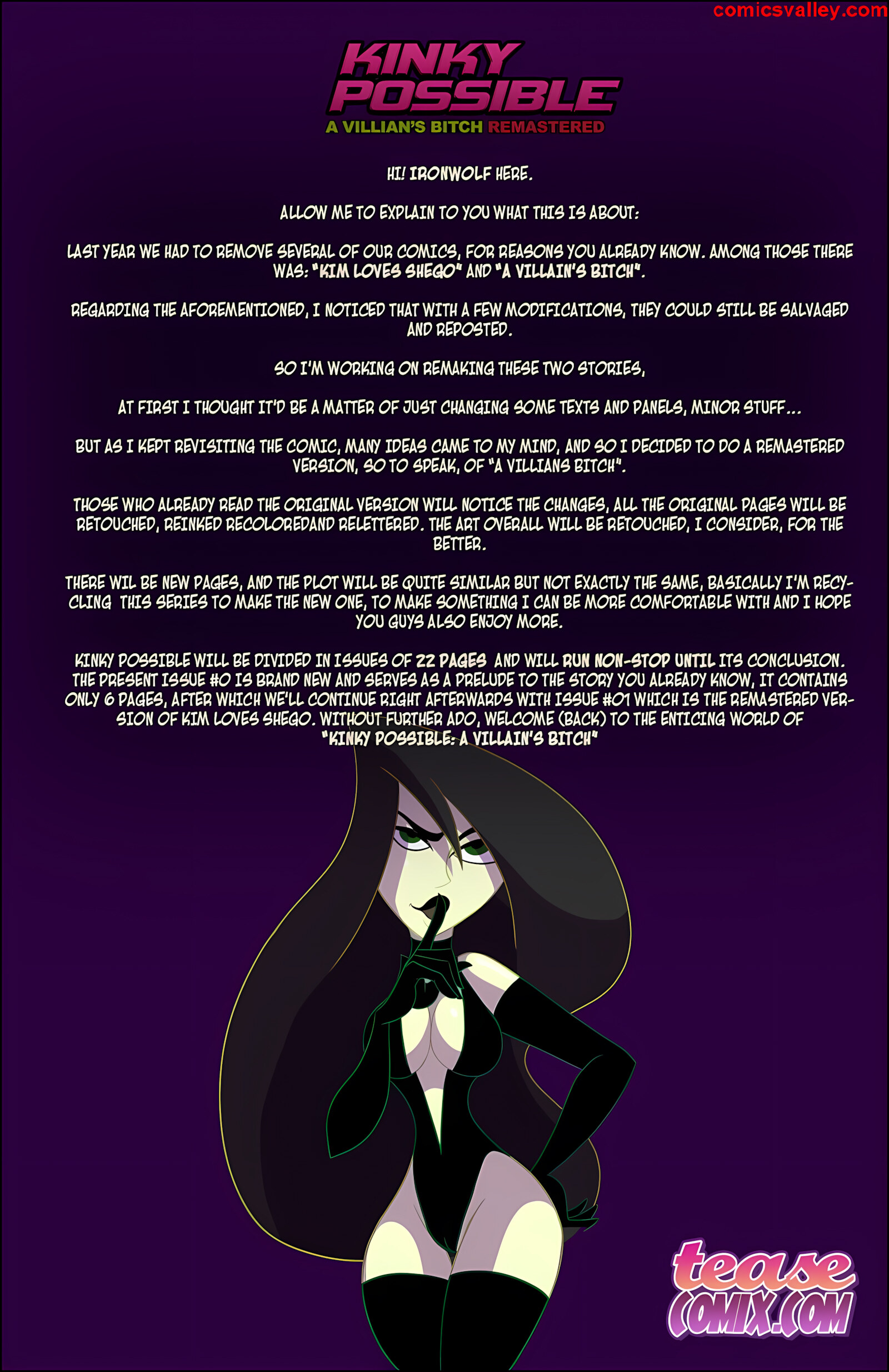 Kinky Possible [Tease Comix], Kinky Possible 0 - IronWolf, page 2 of 8