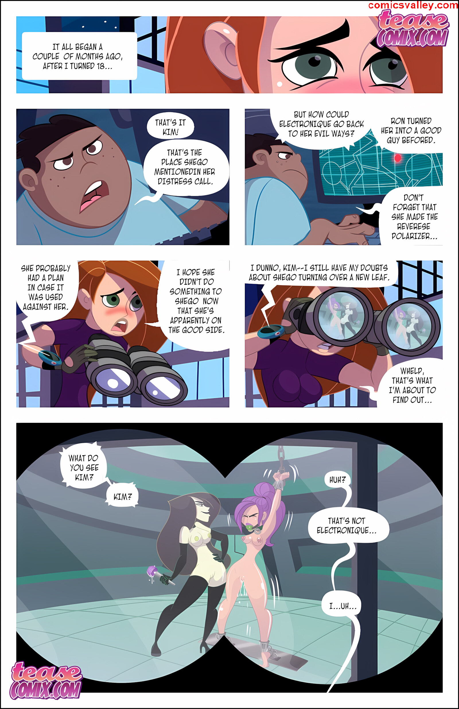Kinky Possible [Tease Comix], Kinky Possible 0 - IronWolf, page 4 of 8