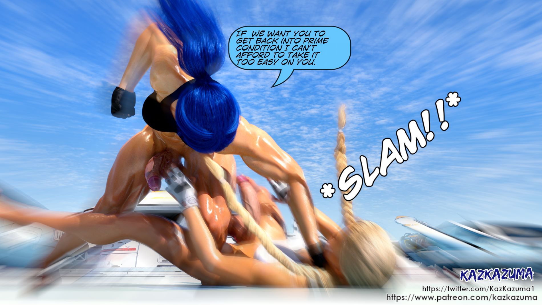 Leona Training Cammy [KazKazuma7], Leona Training Cammy, page 4 of 17
